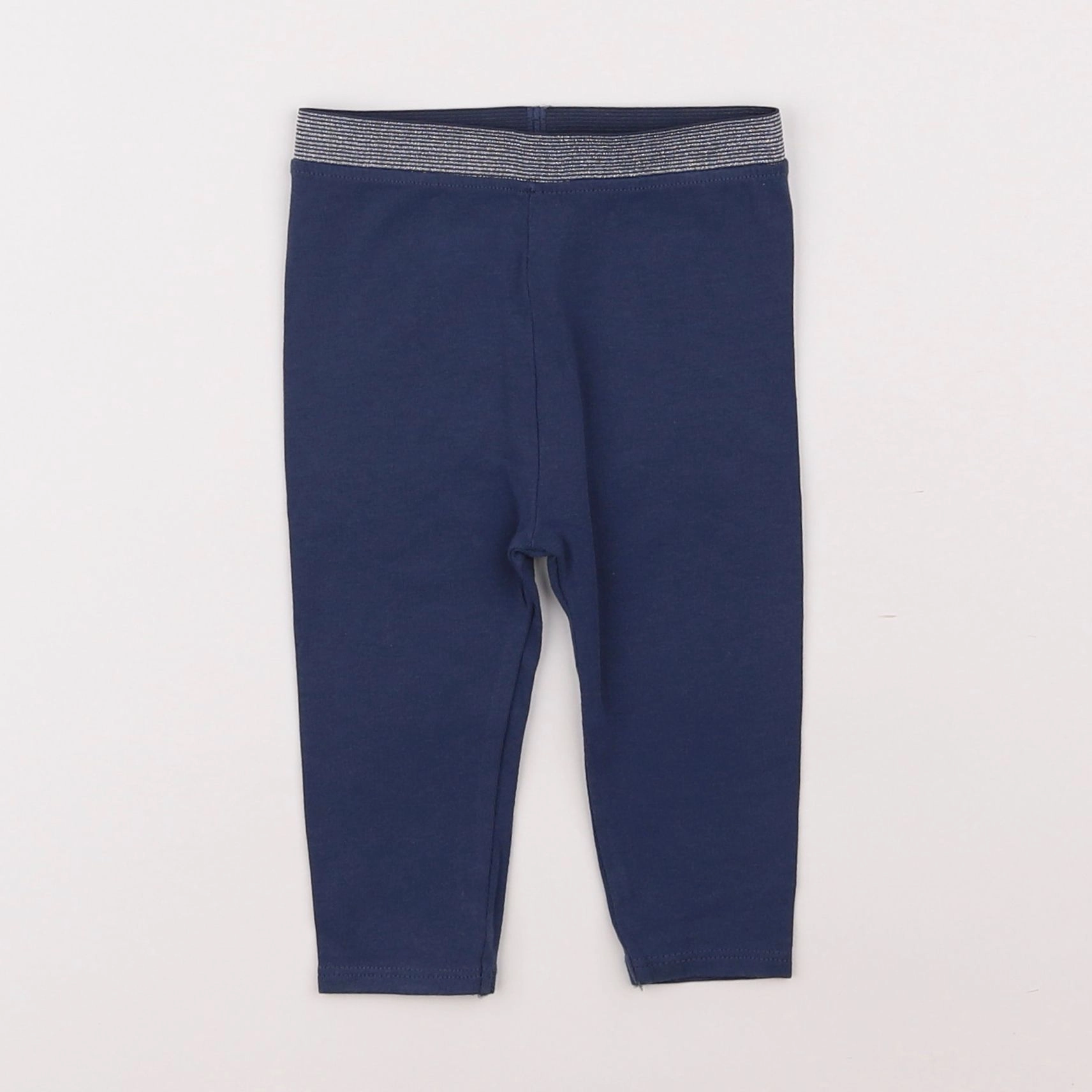 Vertbaudet - legging bleu - 9 mois