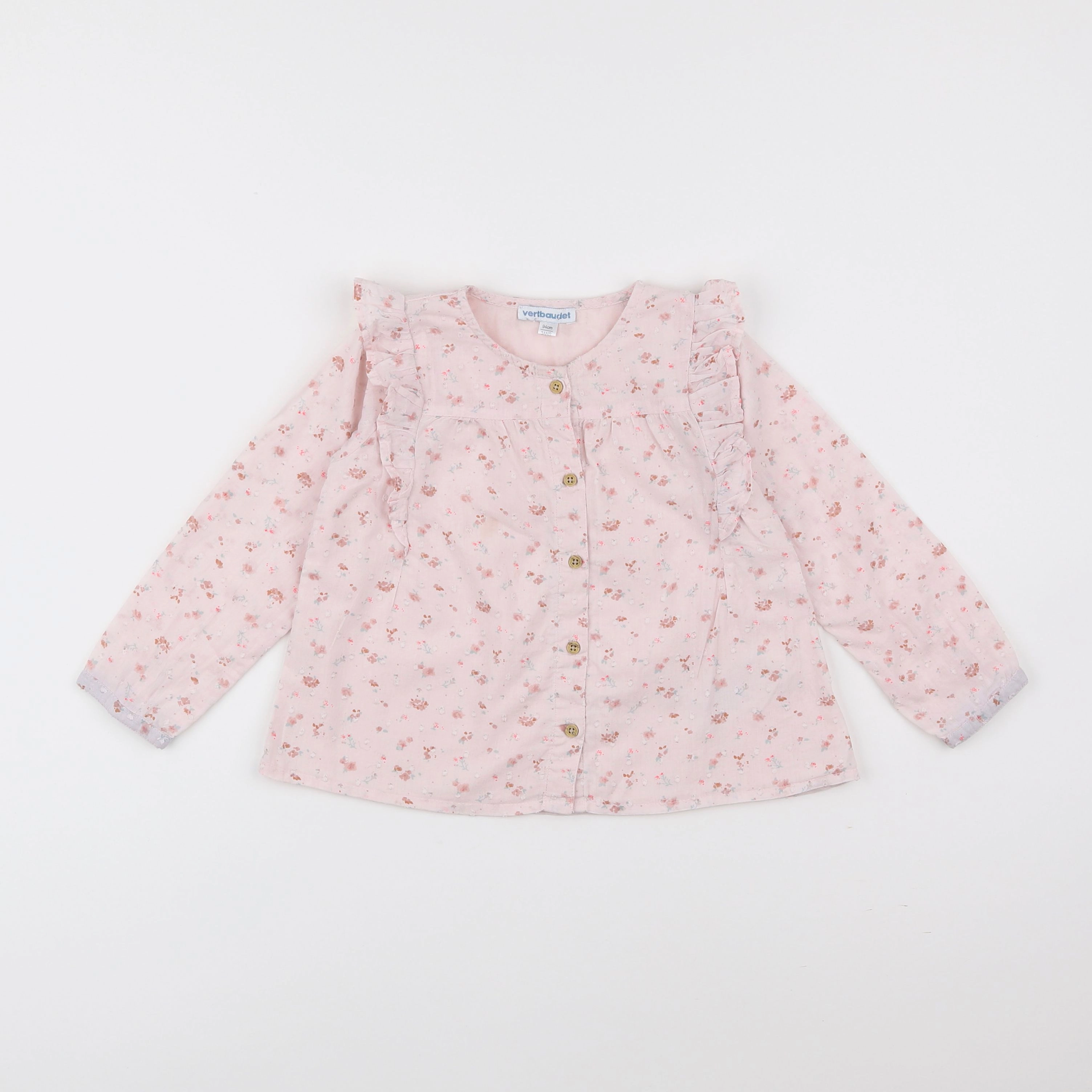 Vertbaudet - blouse rose - 3 ans