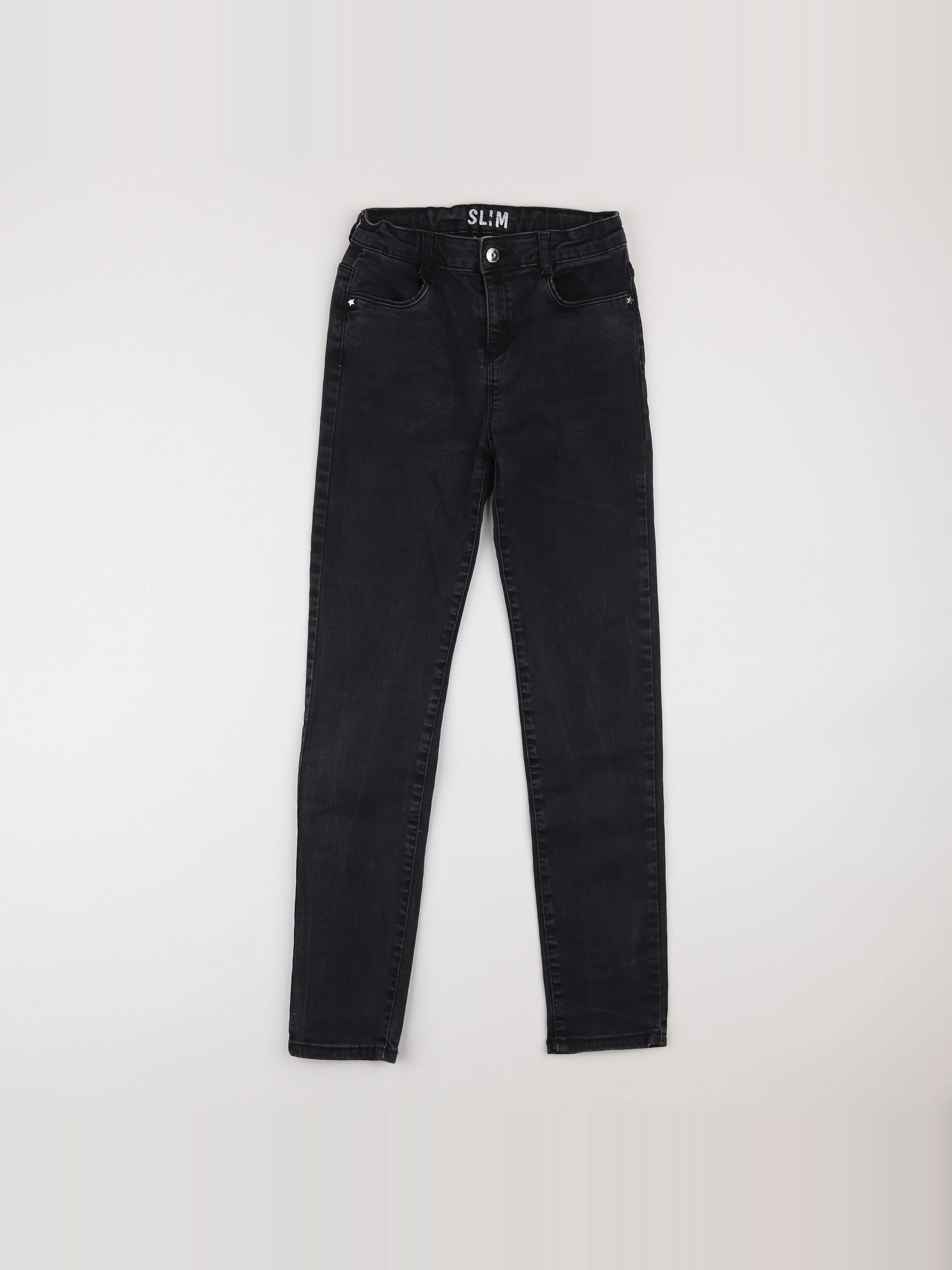 Vertbaudet - jean gris - 12 ans