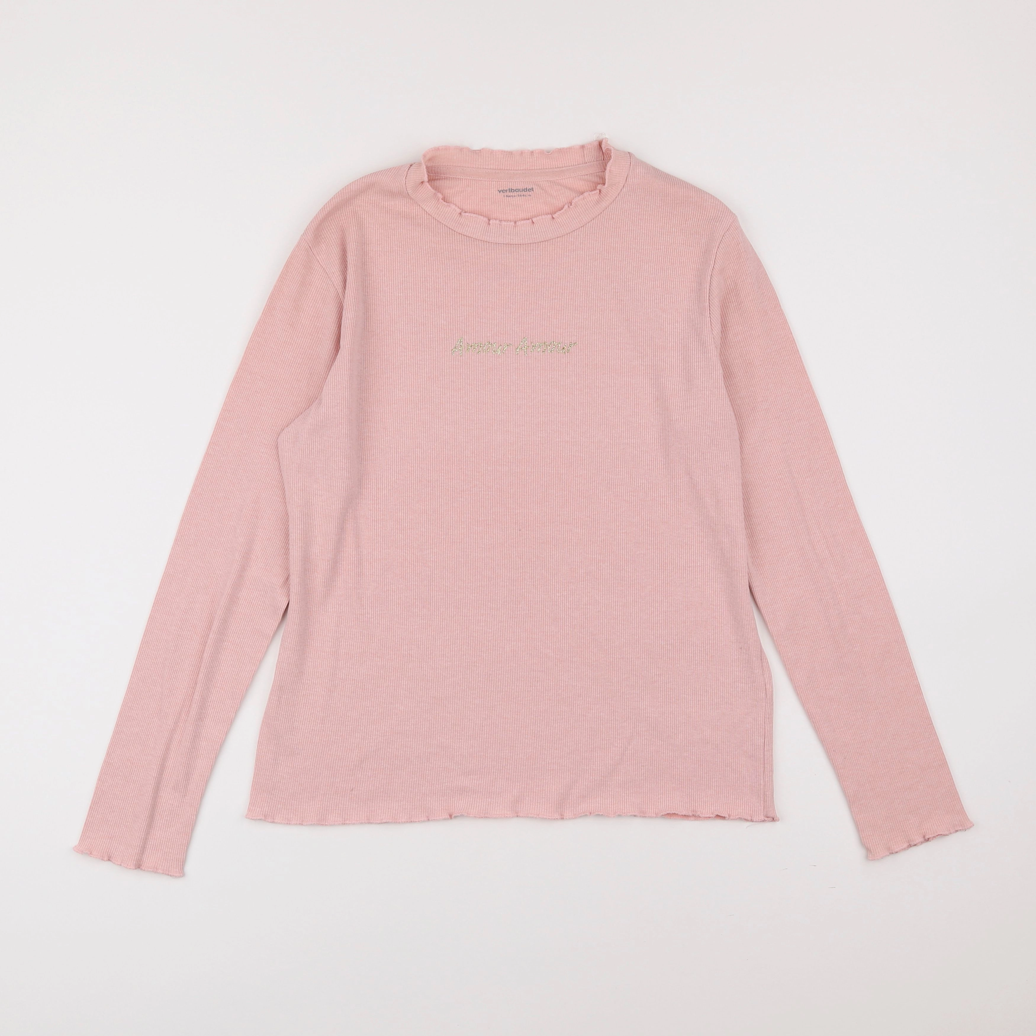 Vertbaudet - tee-shirt rose - 14 ans