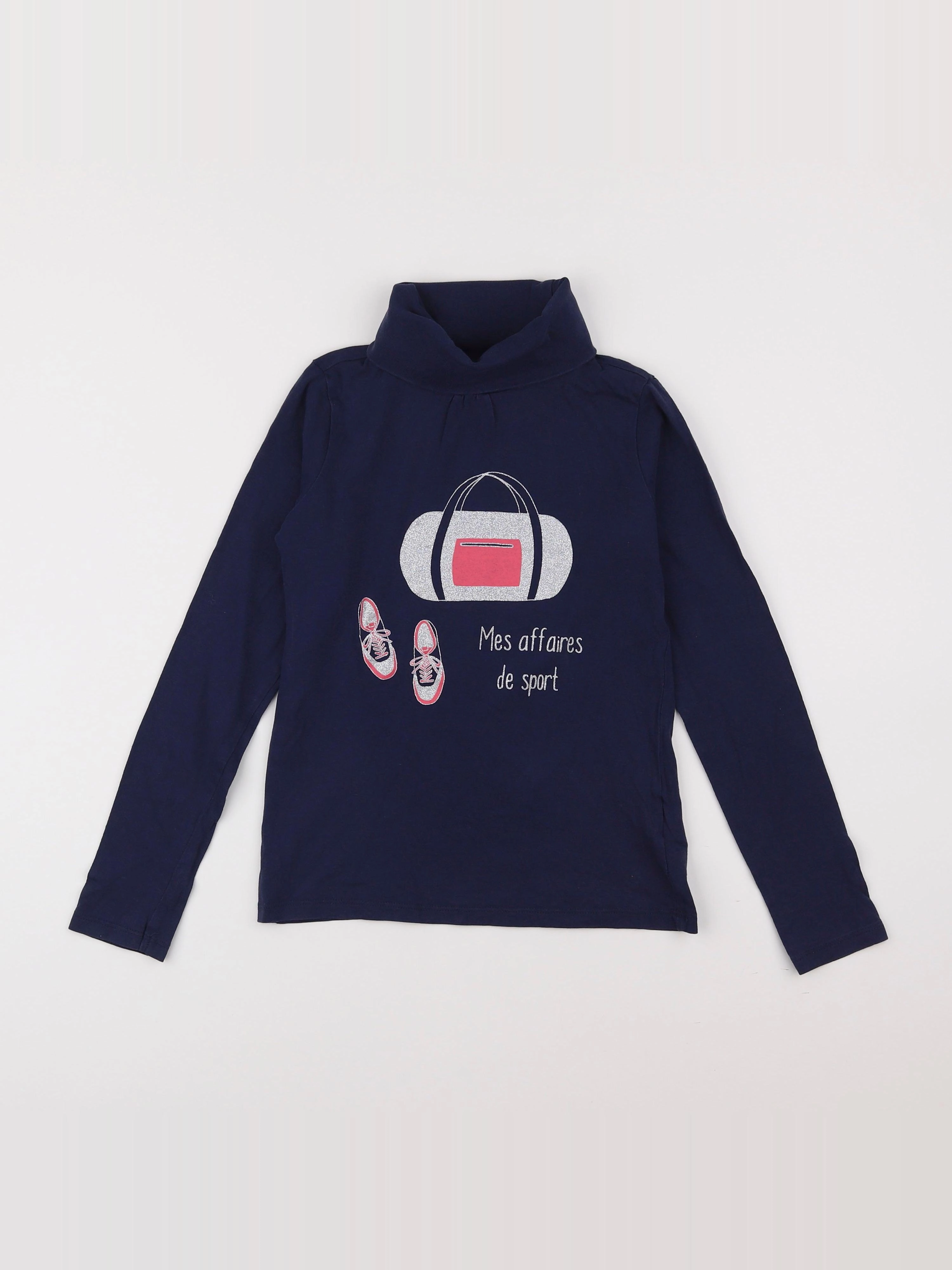 Vertbaudet - sous-pull bleu - 10 ans