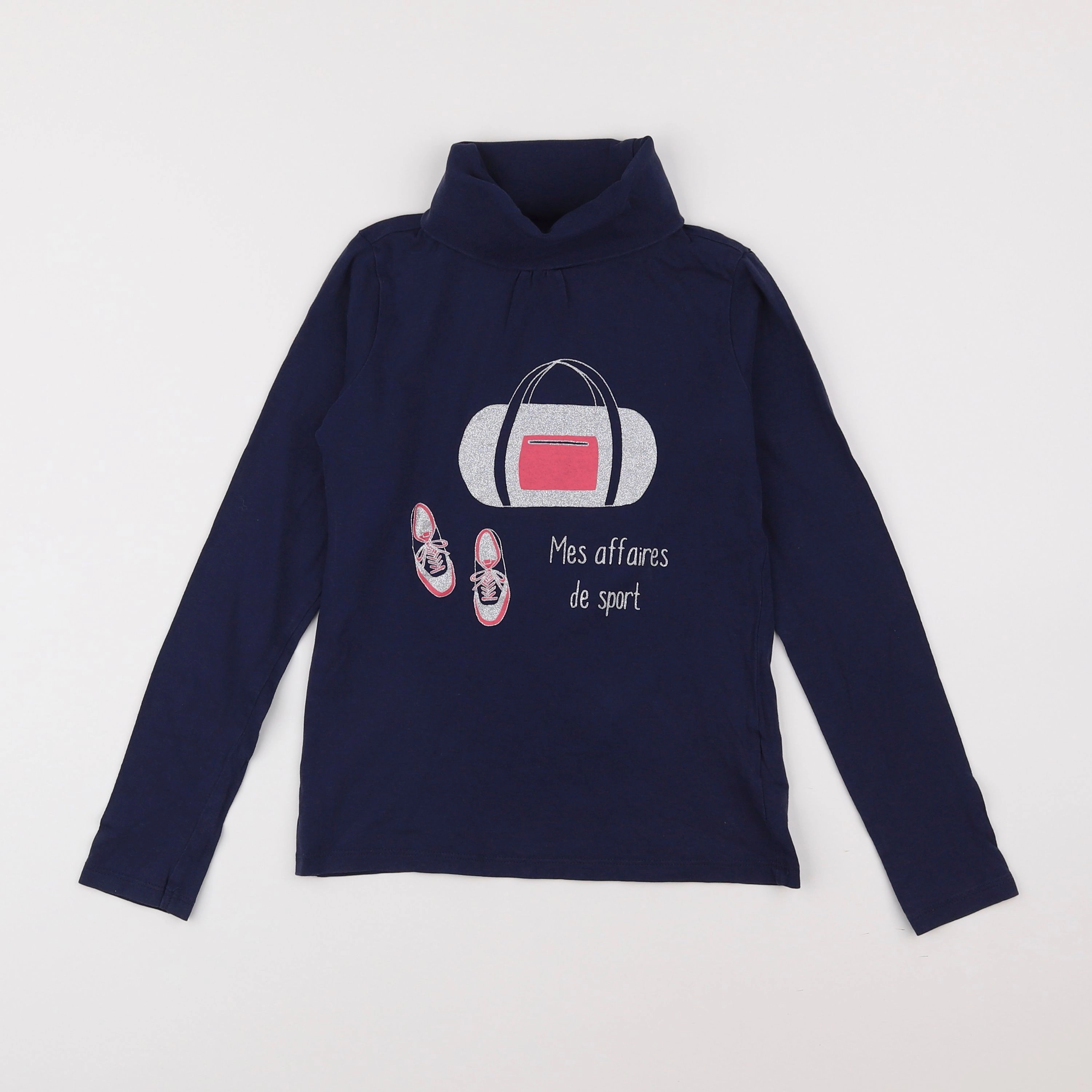 Vertbaudet - sous-pull bleu - 10 ans