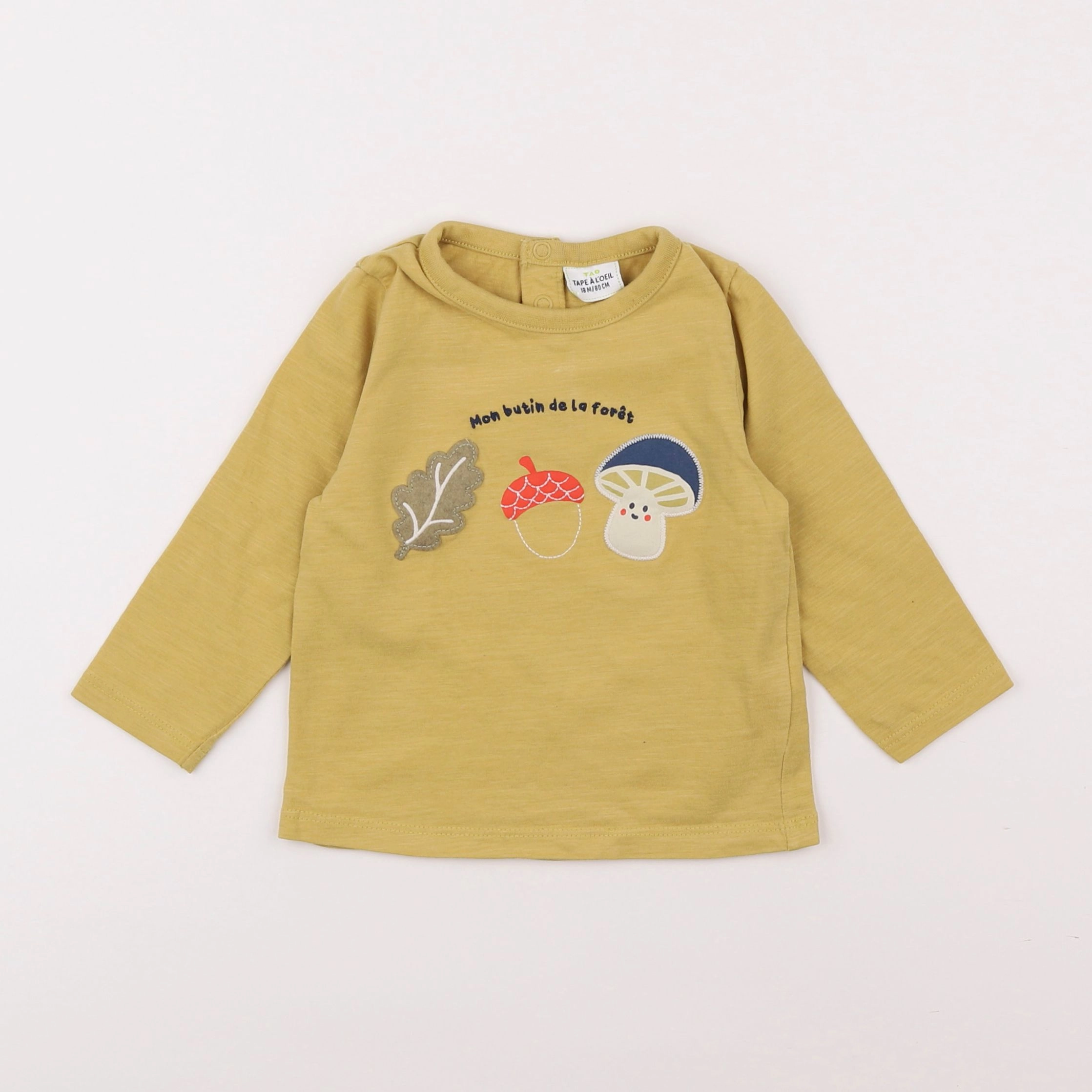 Tape à l'oeil - tee-shirt jaune - 18 mois