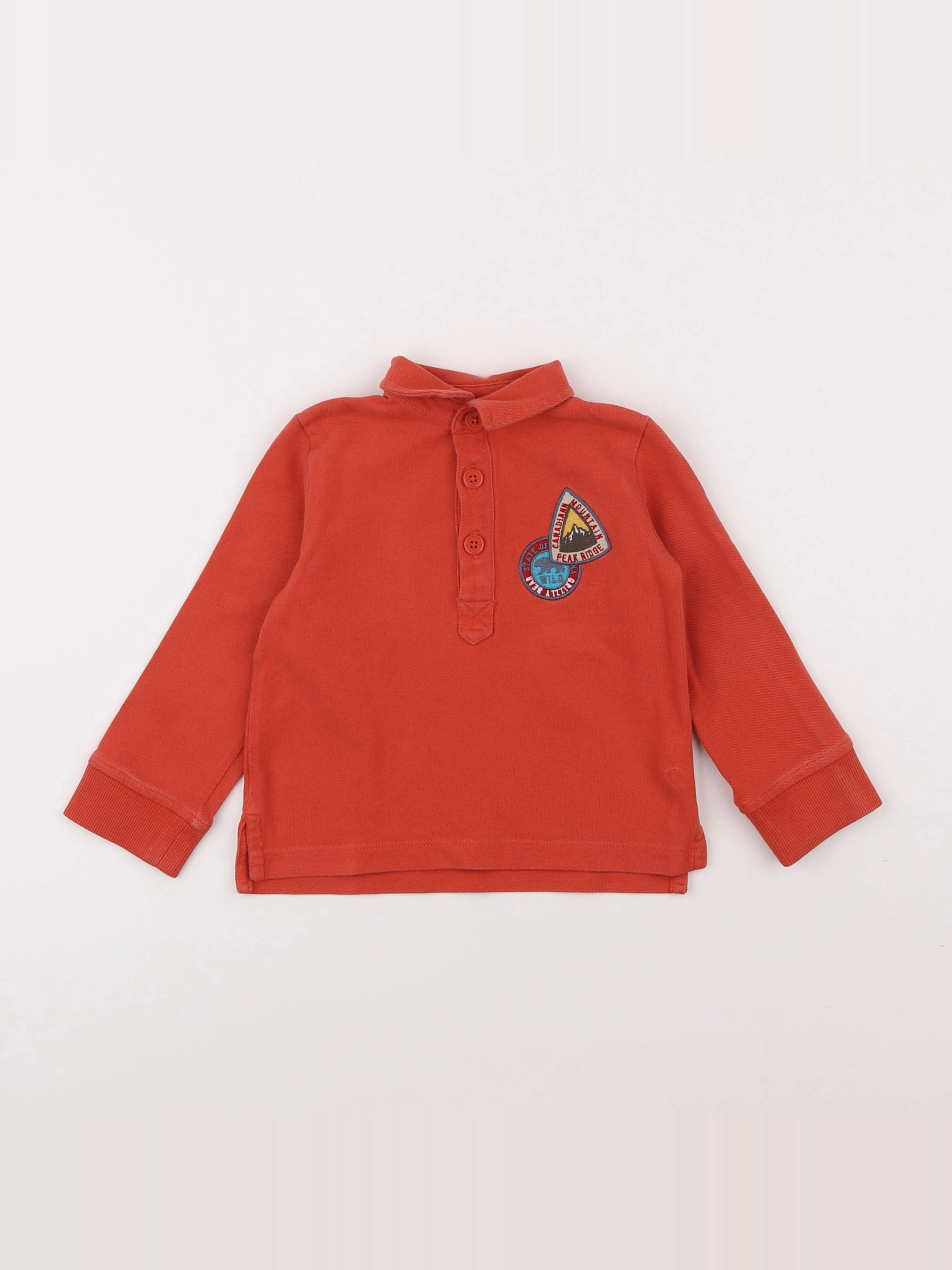 Tape à l'oeil - polo orange - 2 ans