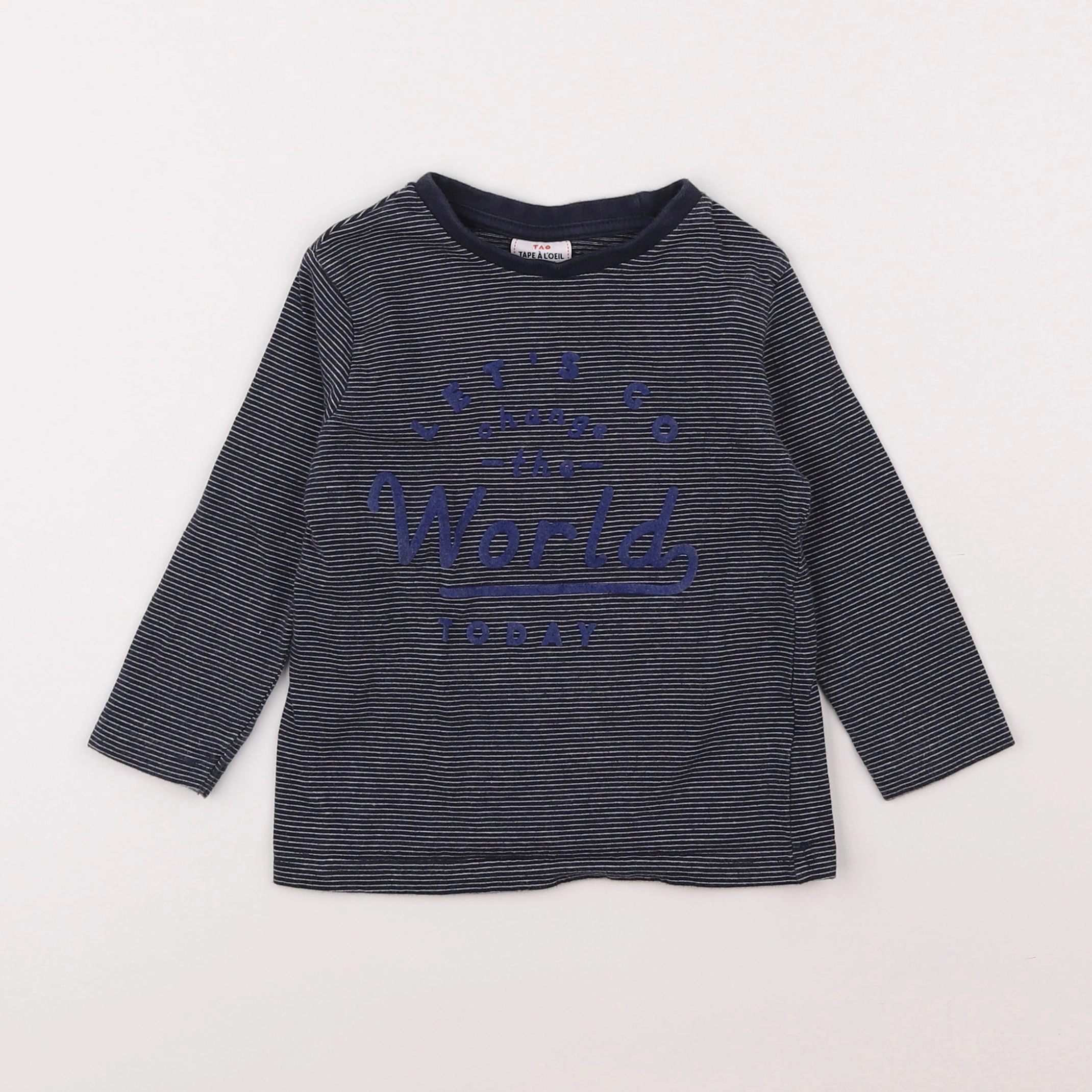 Tape à l'oeil - tee-shirt bleu - 2 ans