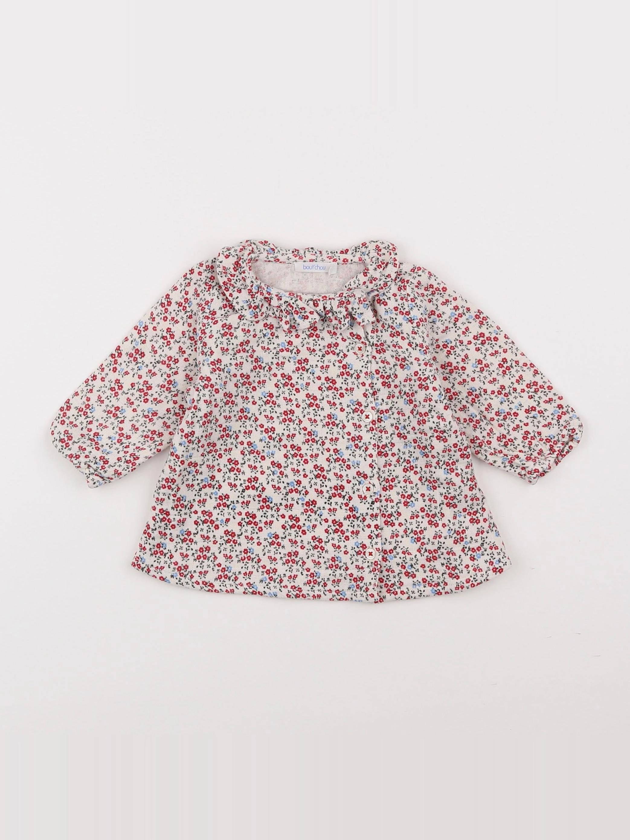 Boutchou - blouse beige - 6 mois