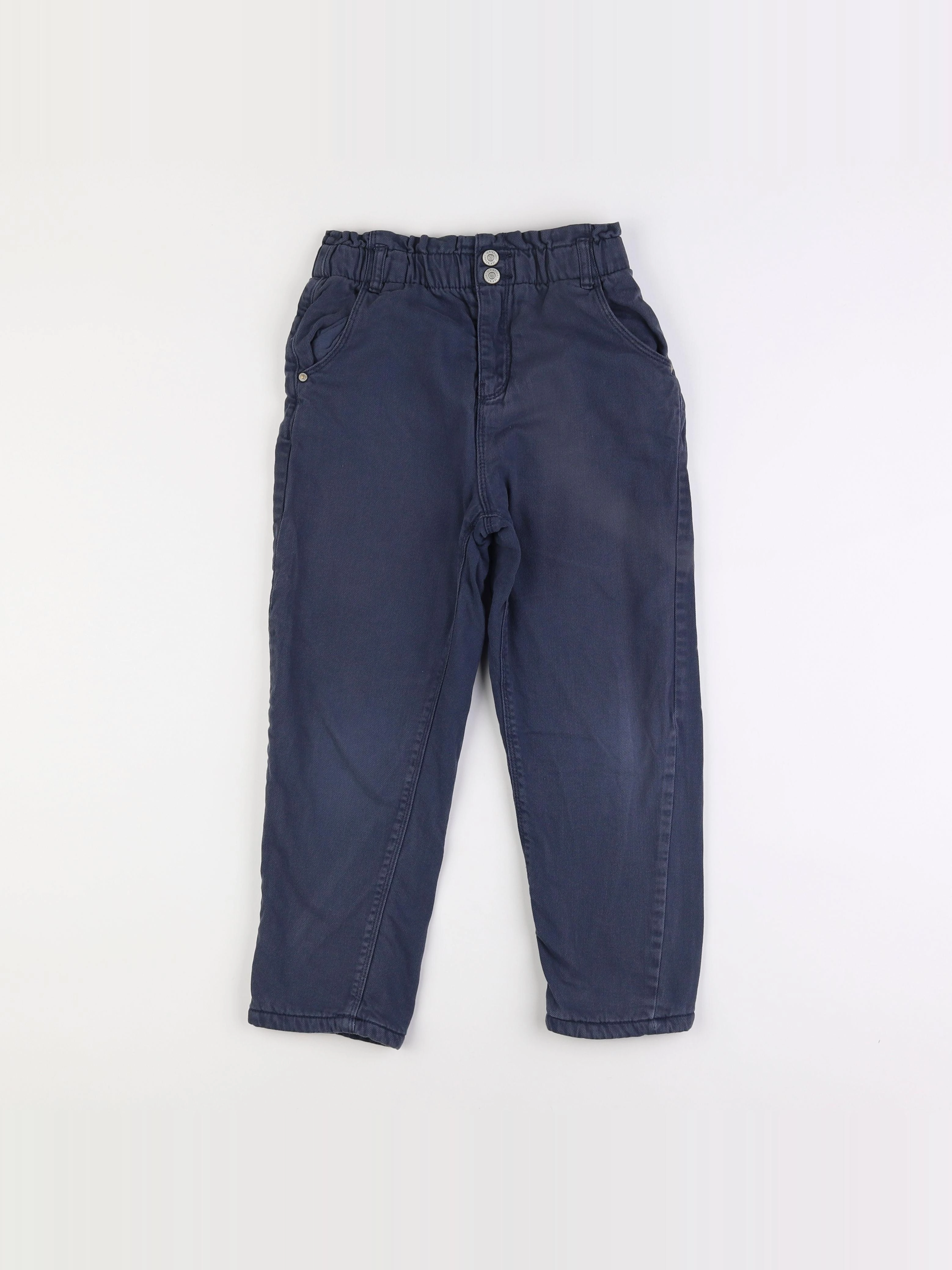 Vertbaudet - pantacourt bleu - 8 ans