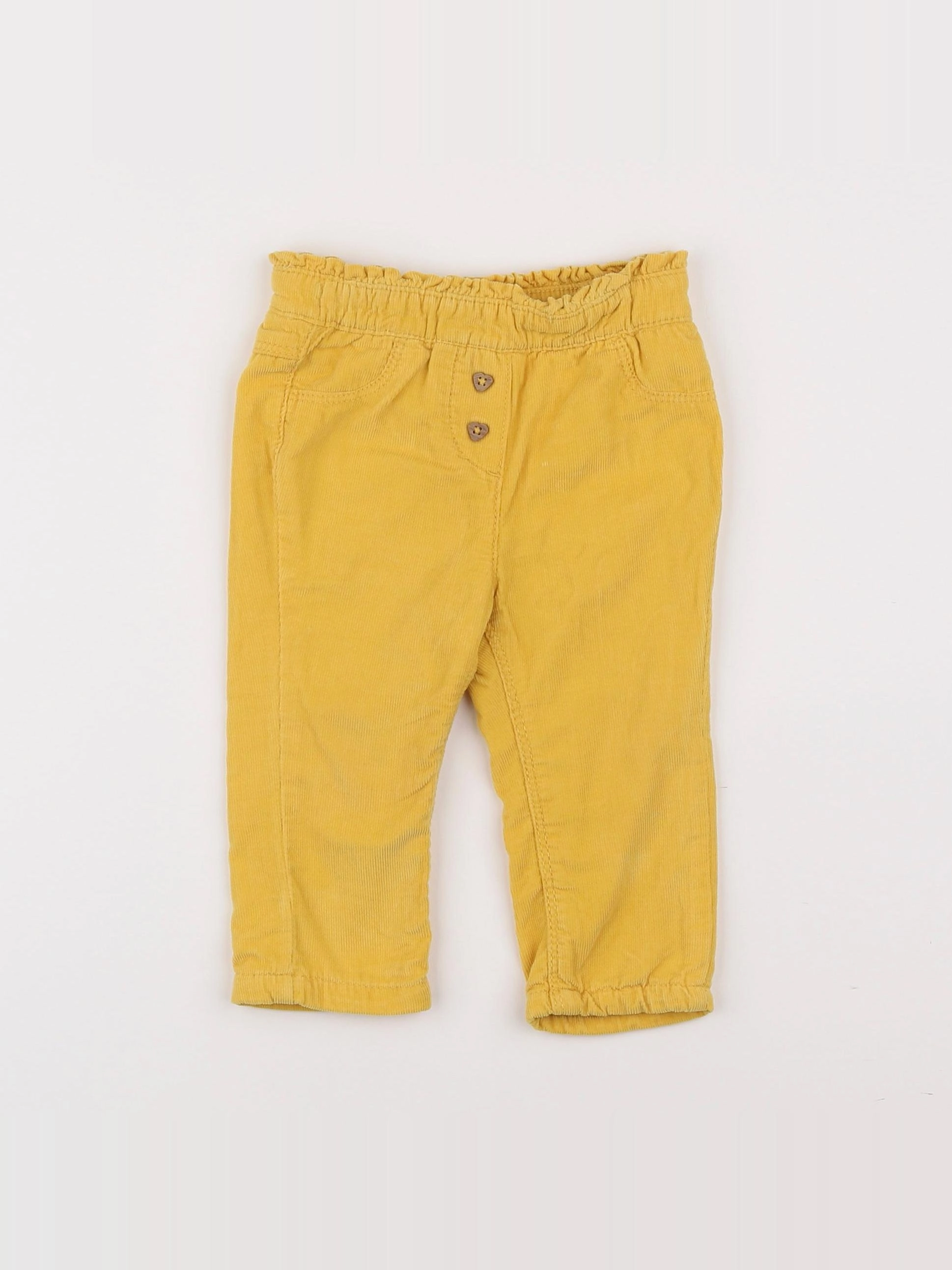 Tape à l'oeil - pantalon jaune - 6 mois