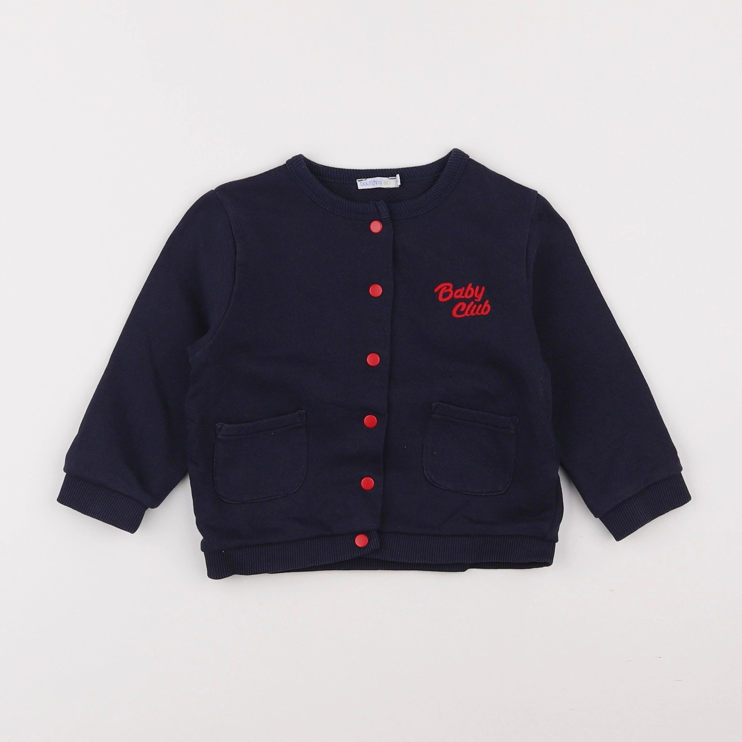 Boutchou - sweat bleu - 2 ans