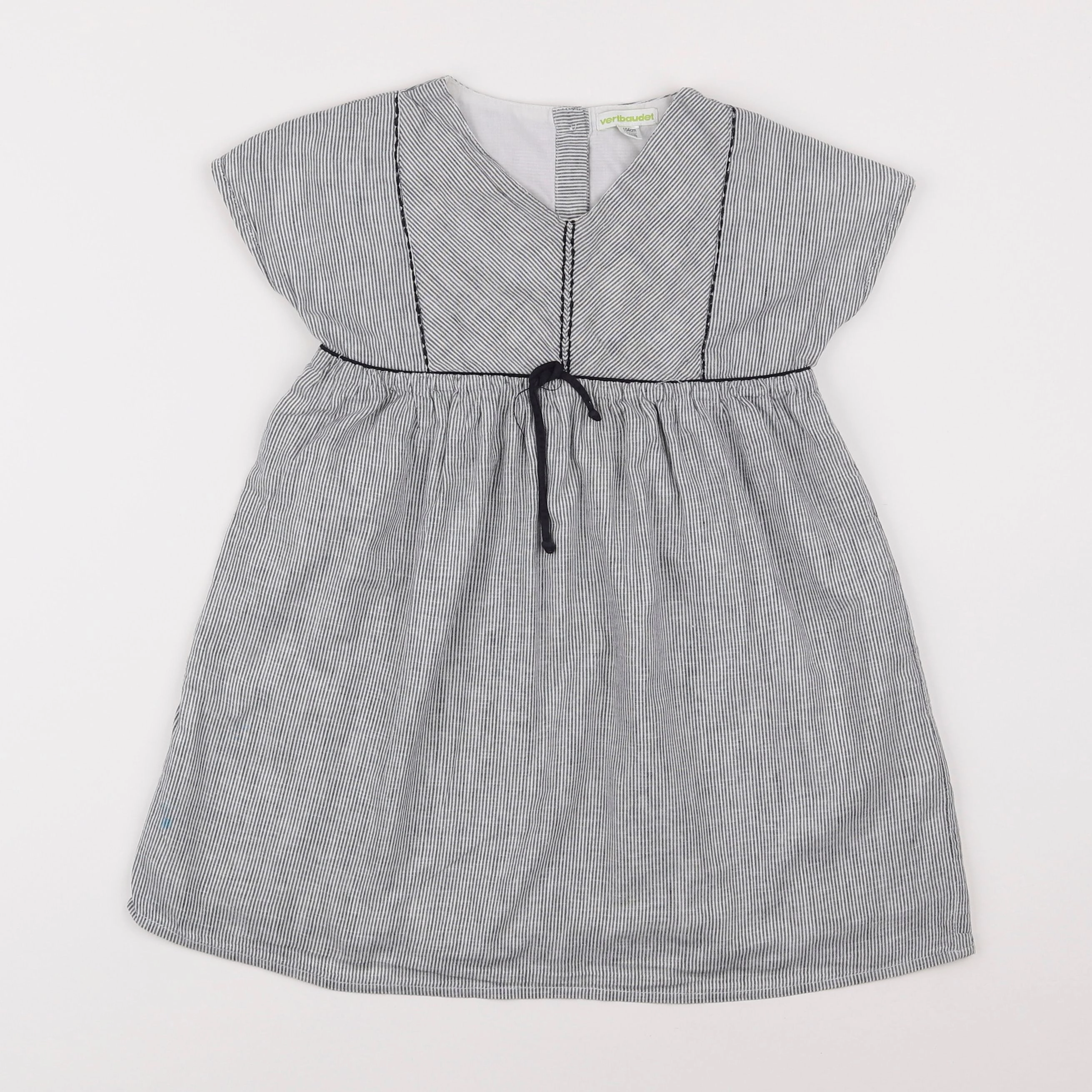 Vertbaudet - robe gris - 4 ans
