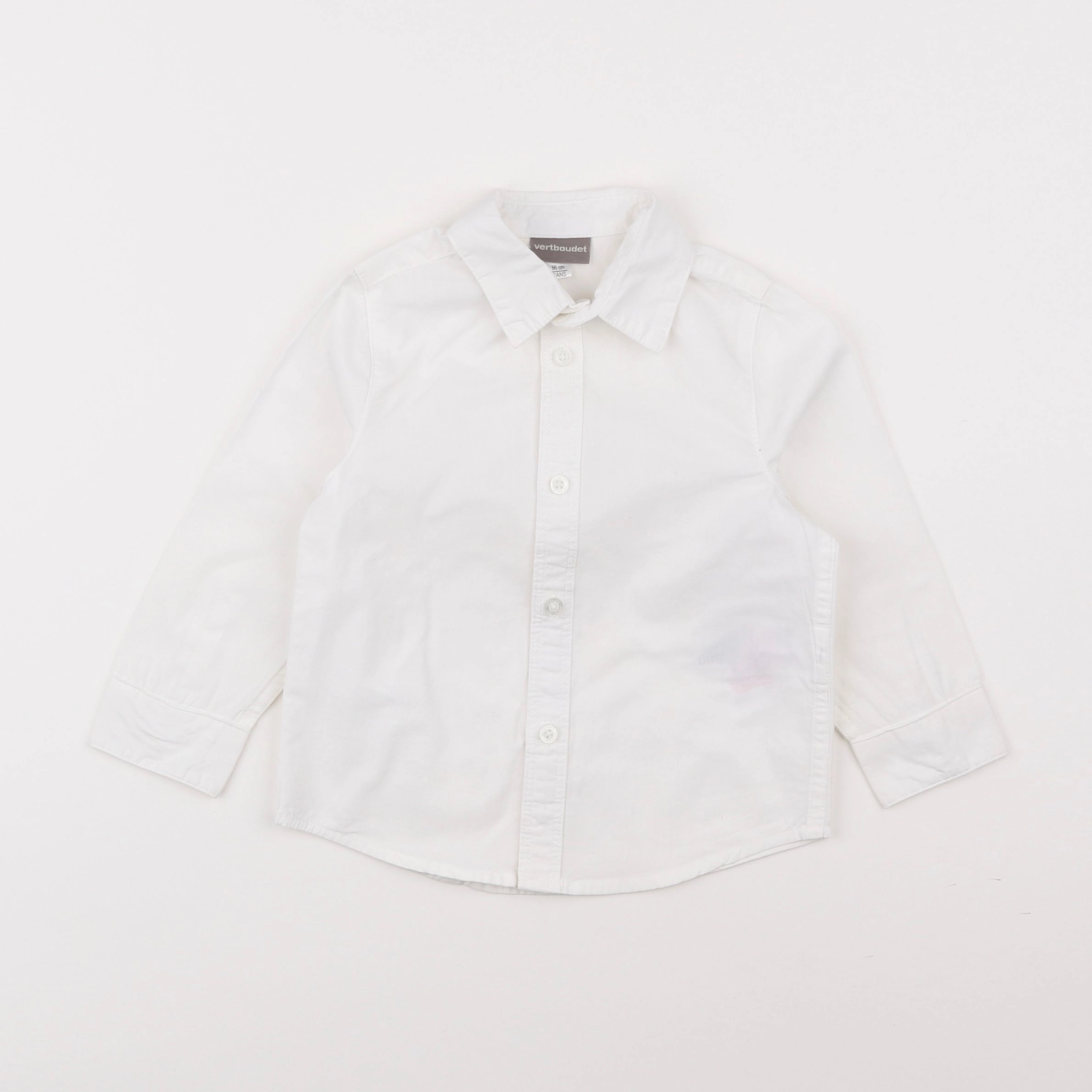 Vertbaudet - chemise blanc - 2 ans