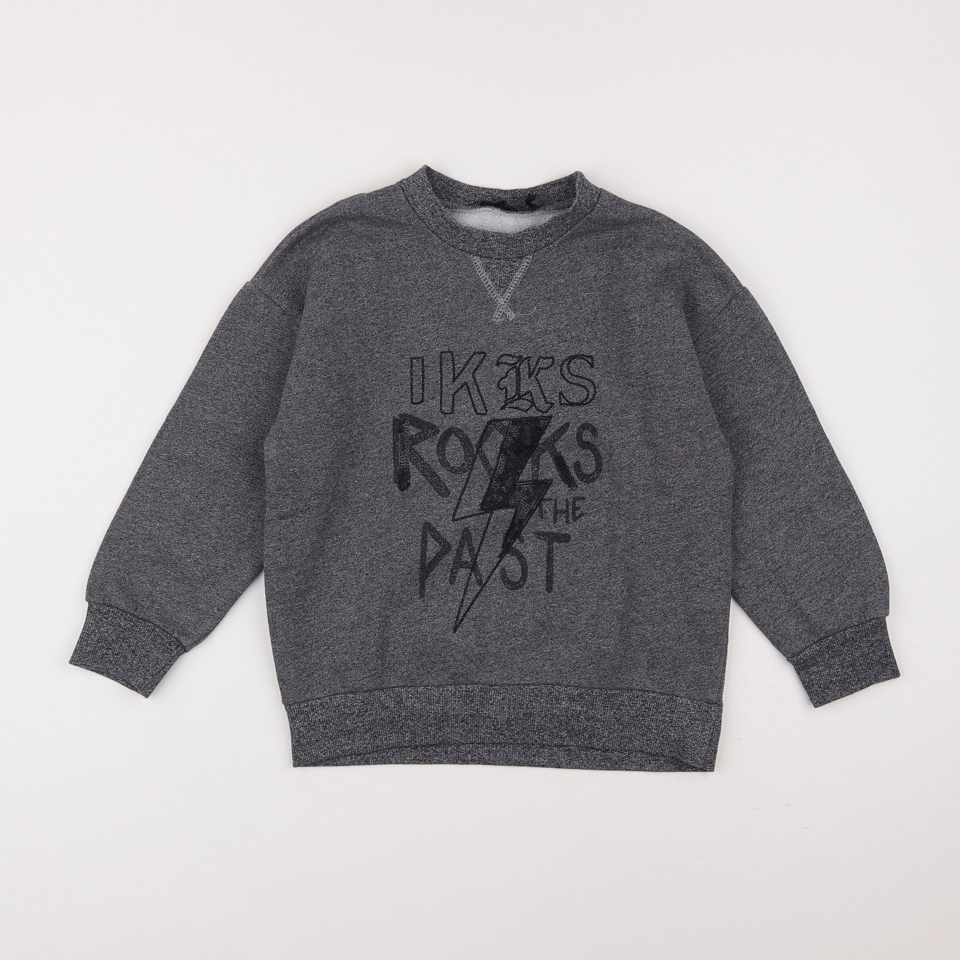 IKKS - sweat gris - 6 ans