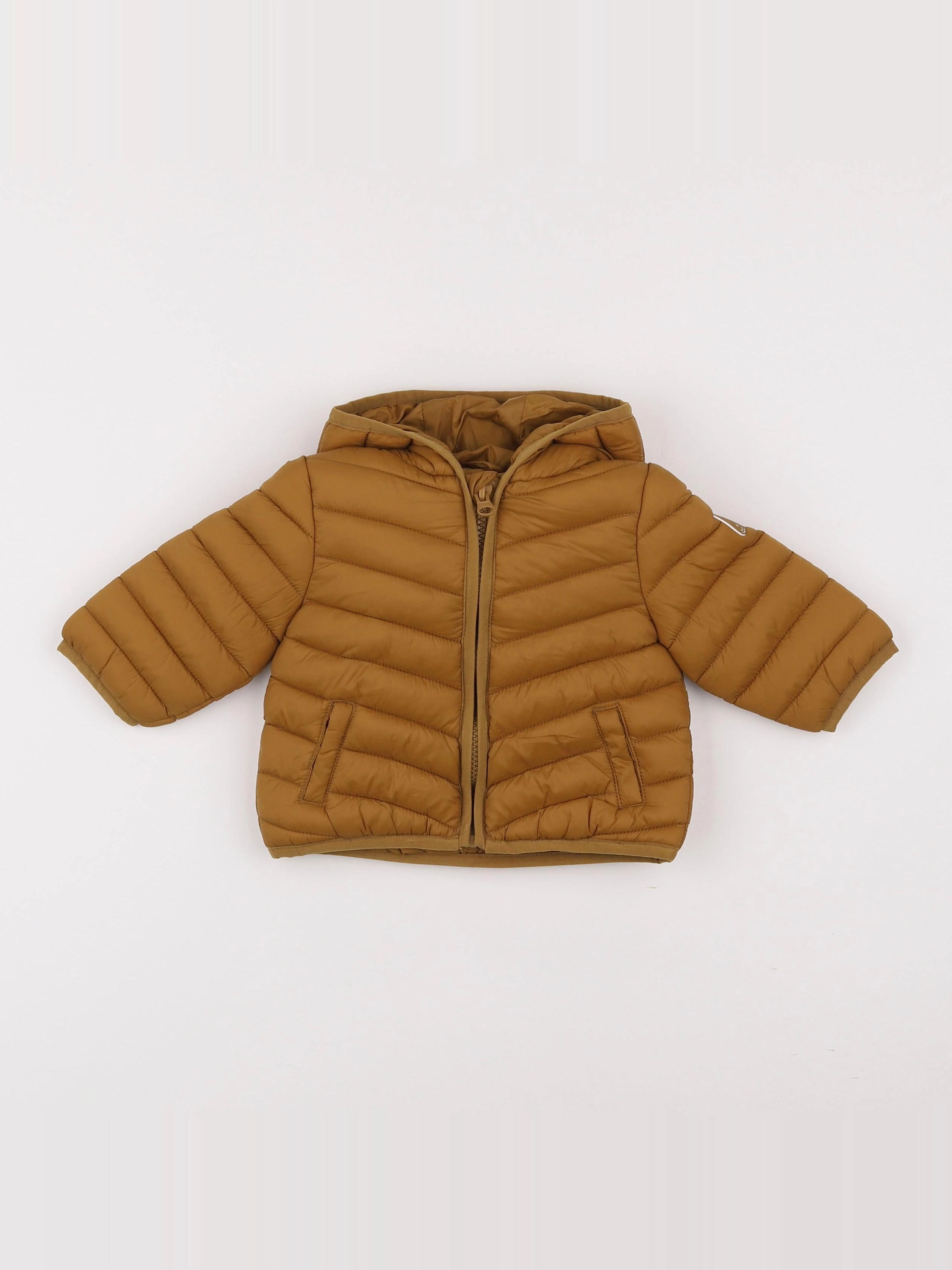 Vertbaudet - doudoune marron - 6 mois
