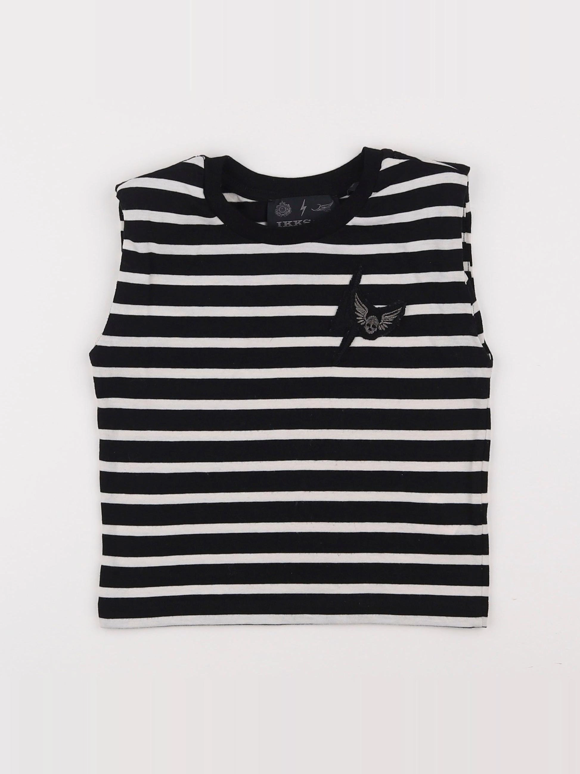 IKKS - débardeur blanc, noir - 6 ans