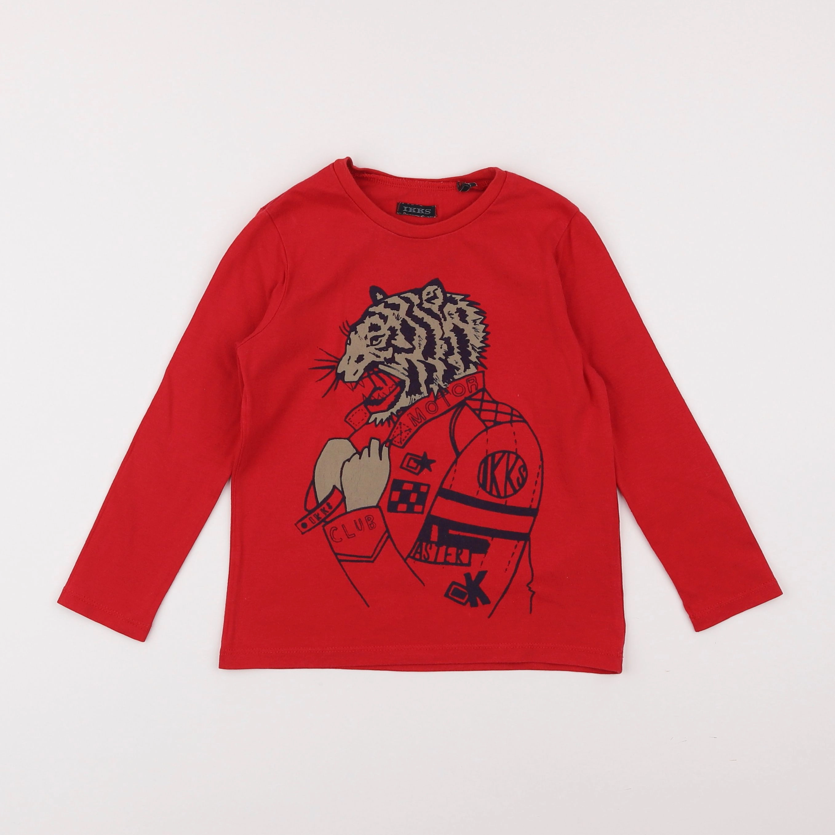 IKKS - tee-shirt rouge - 4 ans