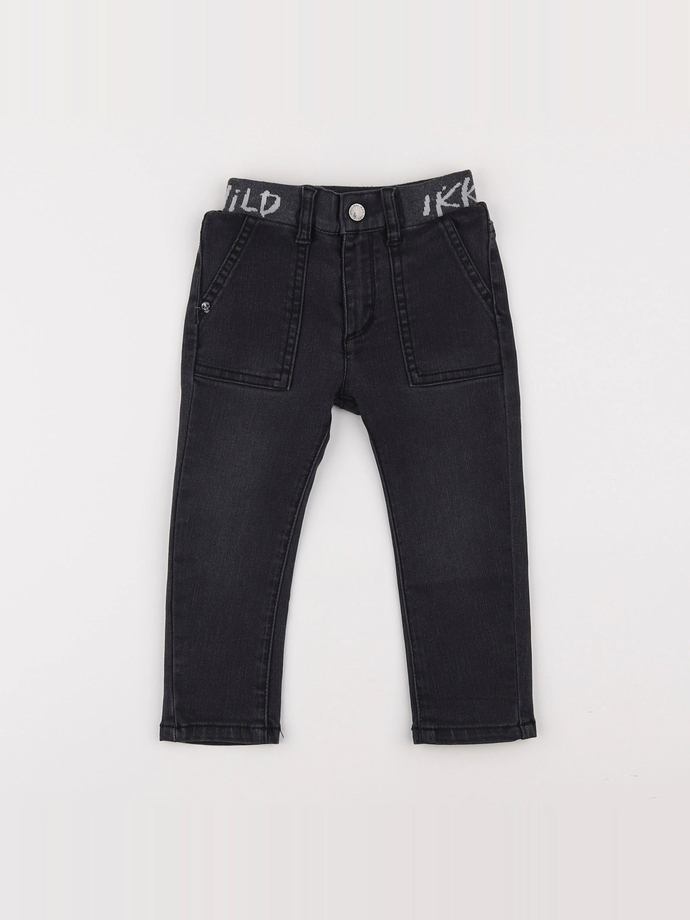 IKKS - jean gris - 2 ans