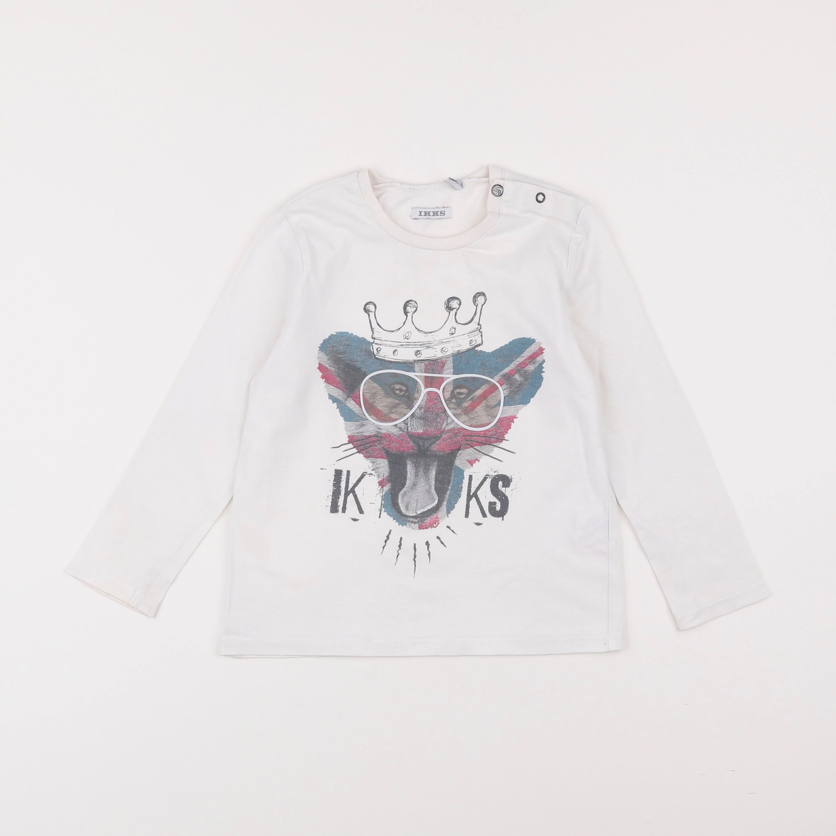 IKKS - tee-shirt blanc - 3 ans
