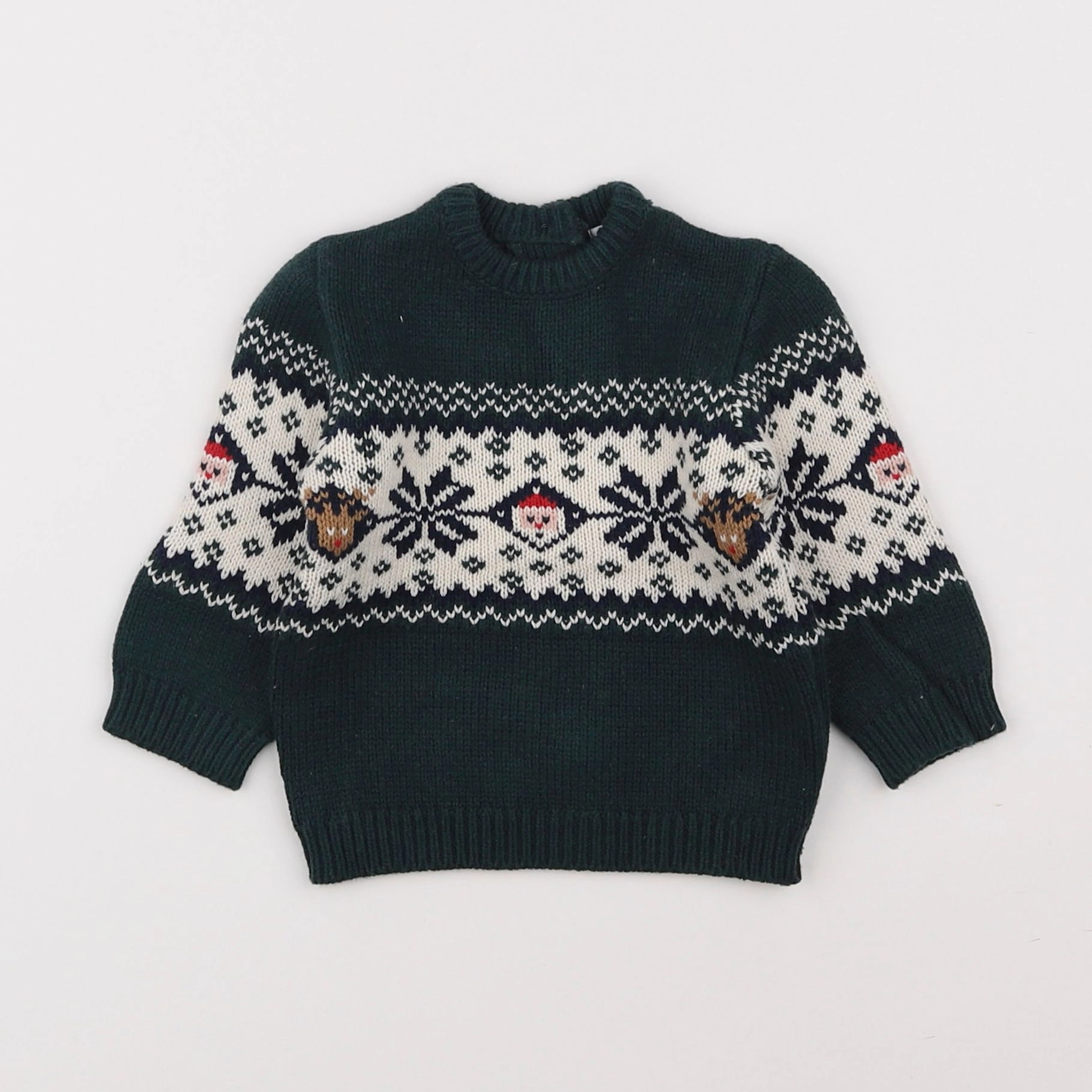 Vertbaudet - pull bleu - 6 mois