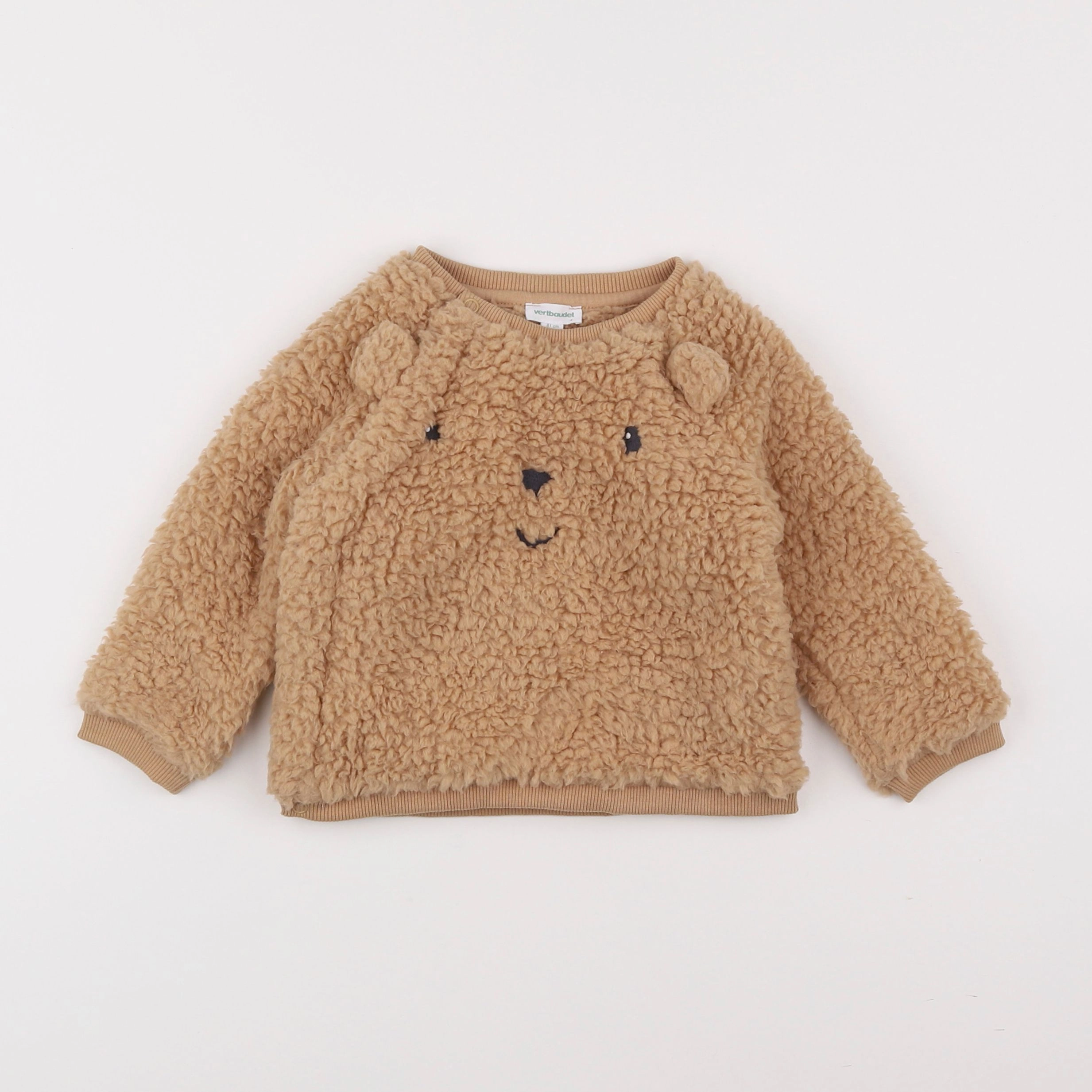 Vertbaudet - pull marron - 18 mois