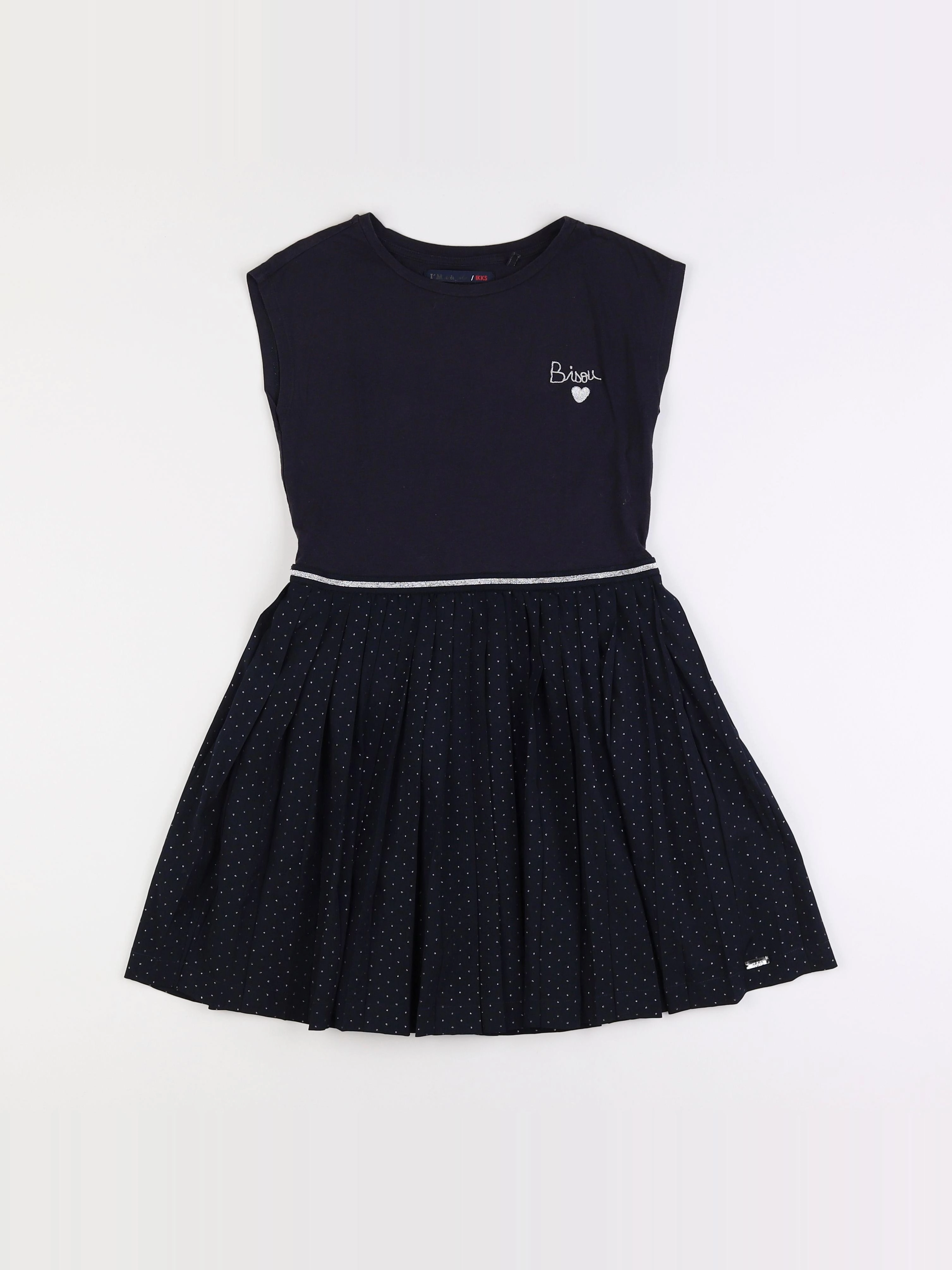 IKKS - robe bleu - 10 ans