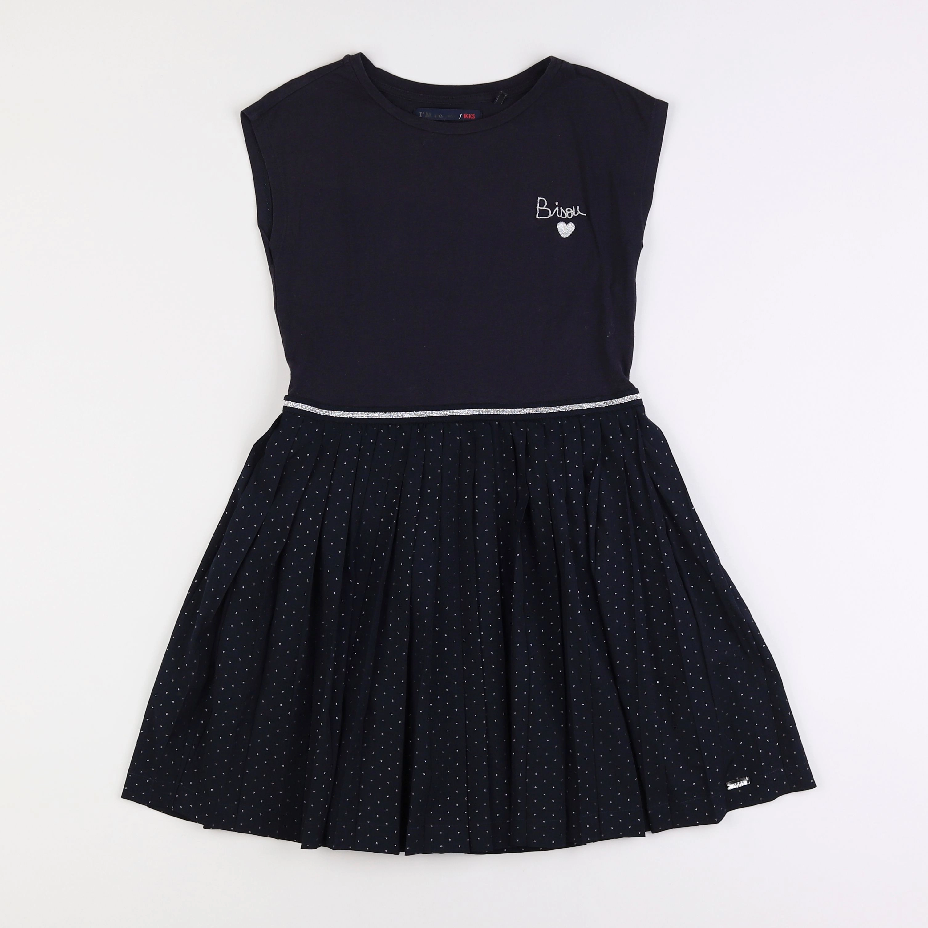 IKKS - robe bleu - 10 ans
