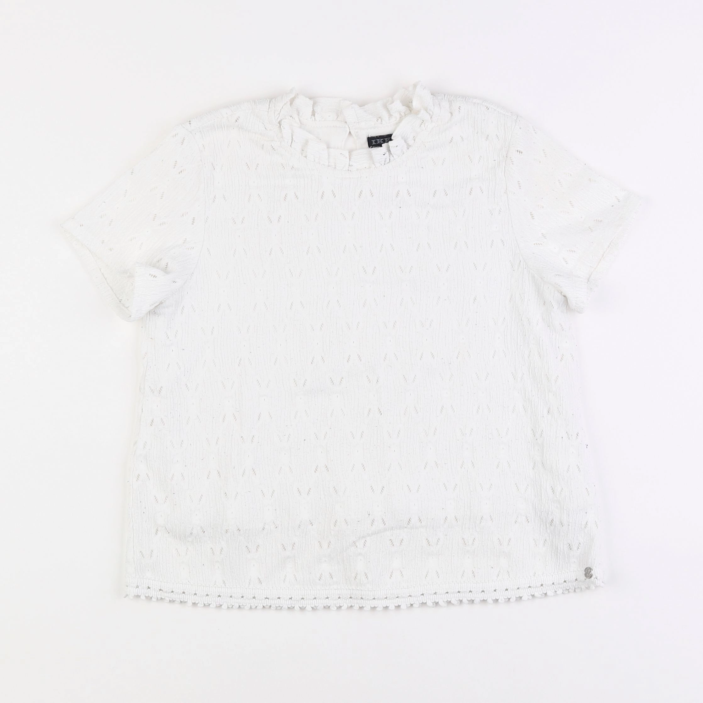 IKKS - blouse blanc - 10 ans