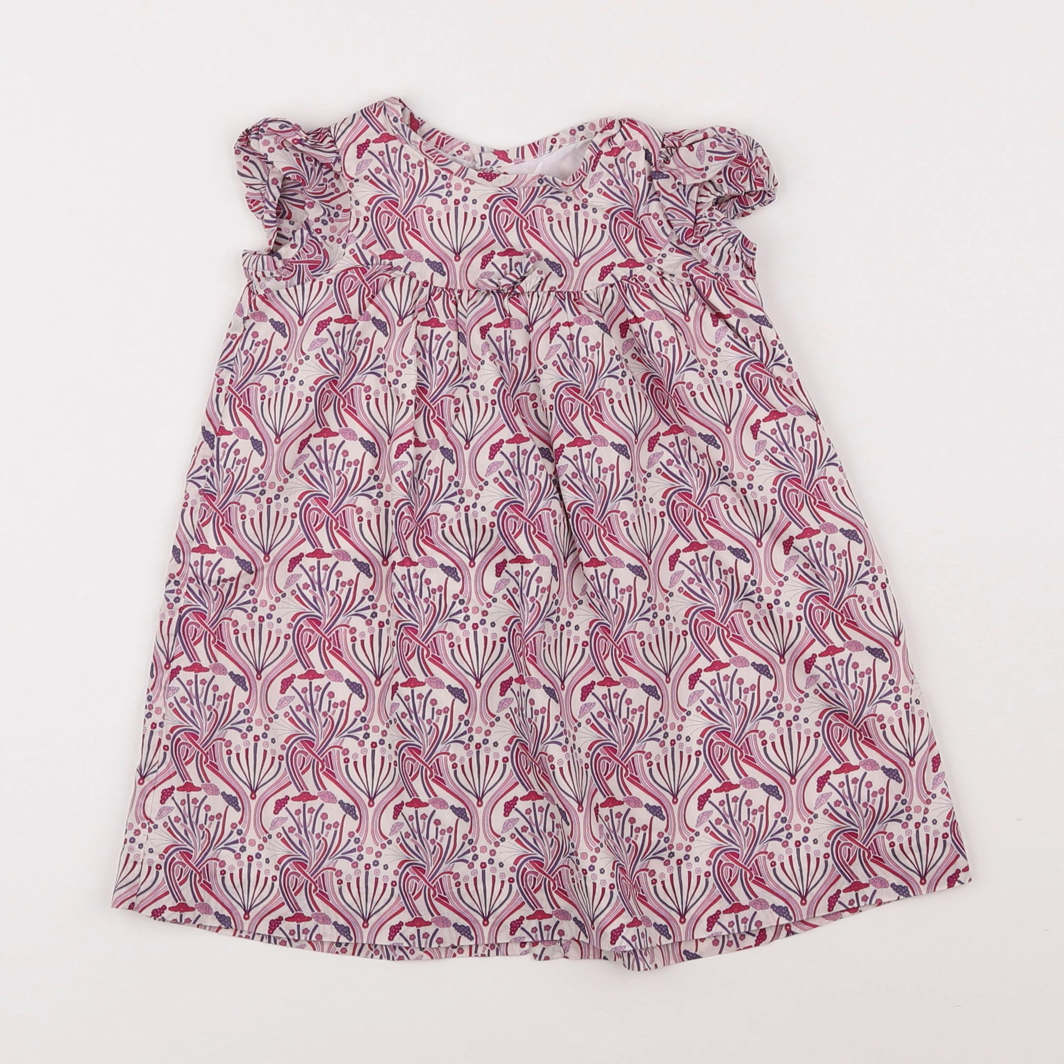 Jacadi - robe violet - 12 mois