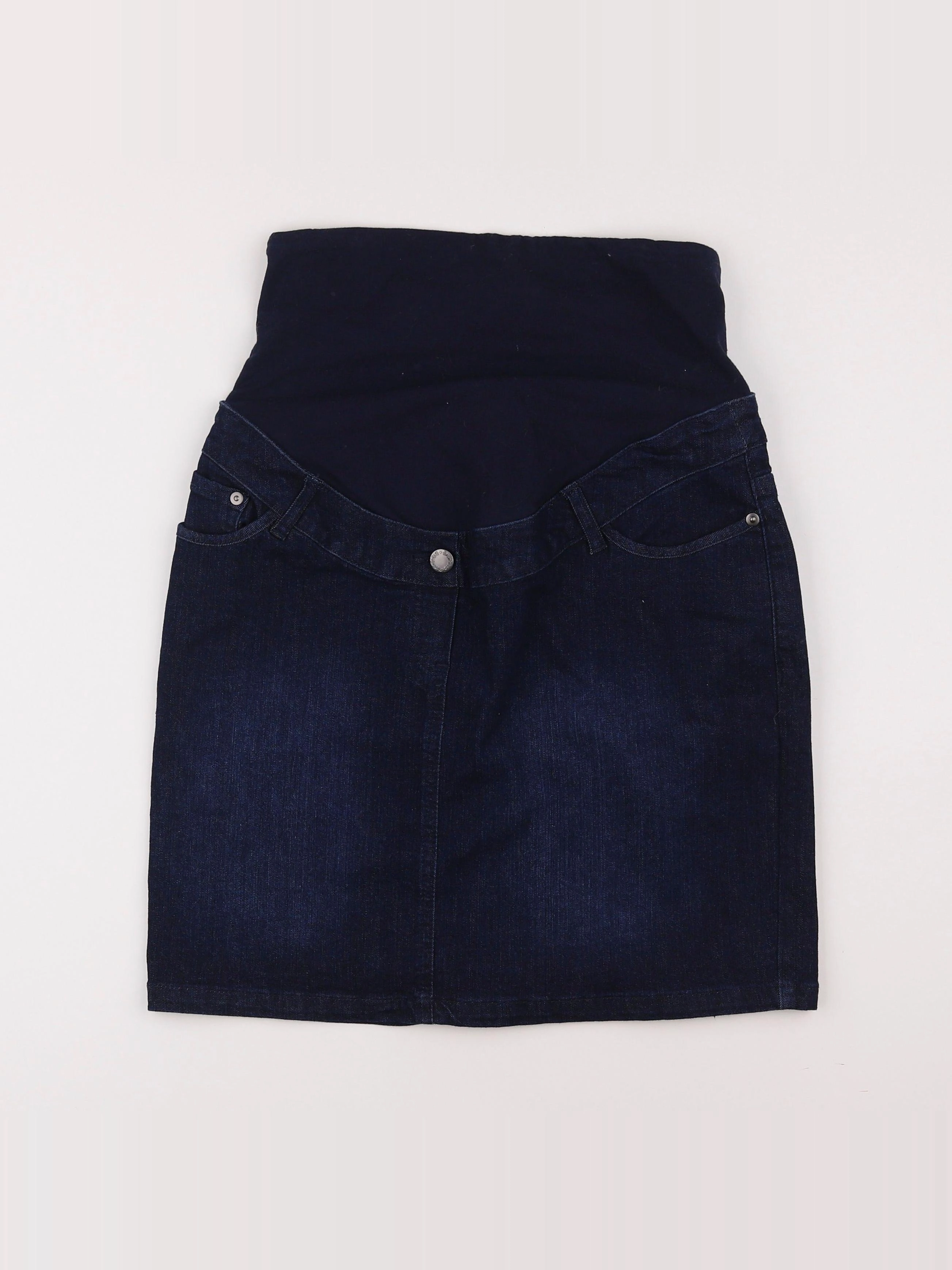 Vertbaudet - jupe grossesse bleu - 36