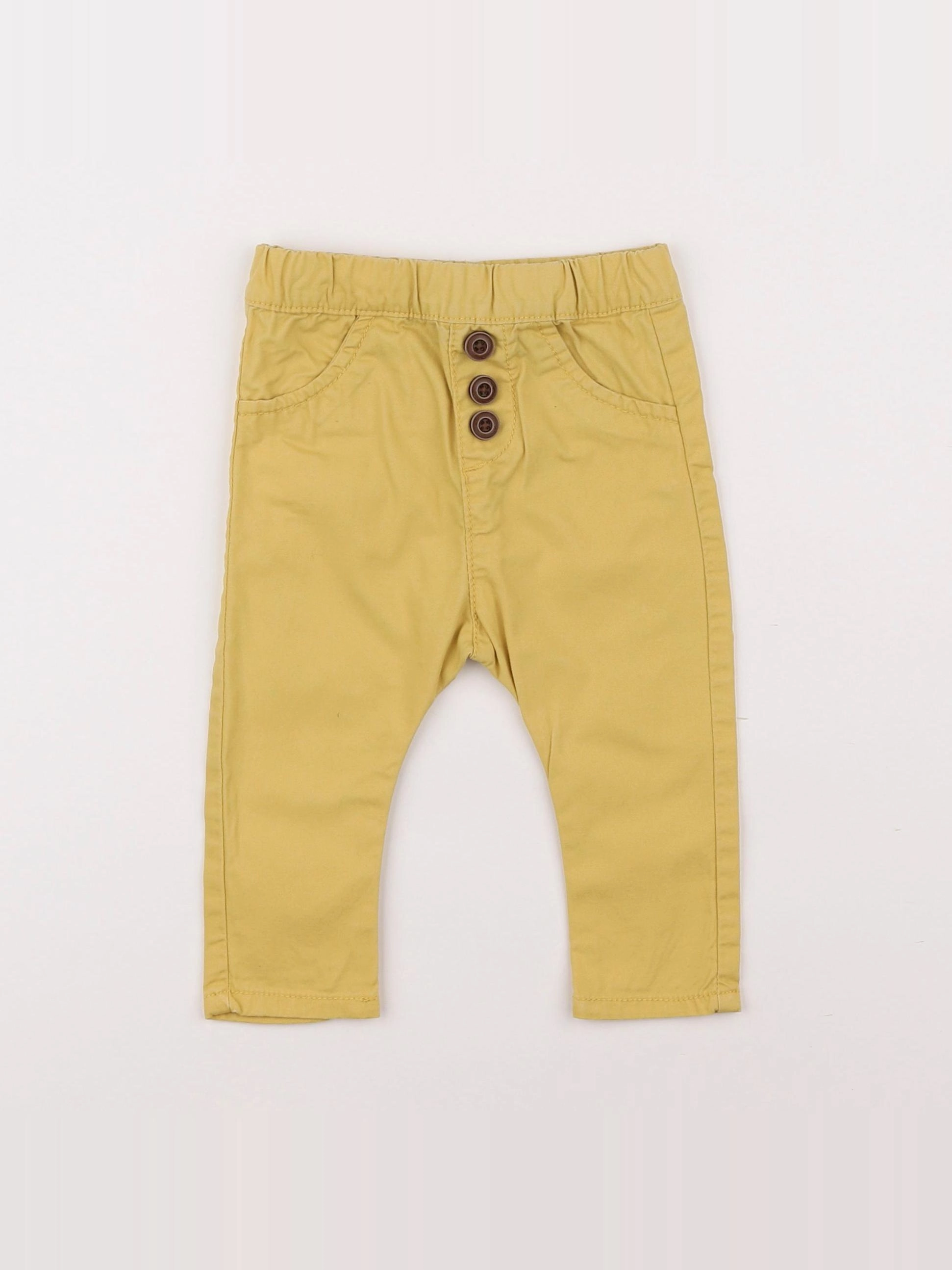Tape à l'oeil - pantalon jaune - 6 mois