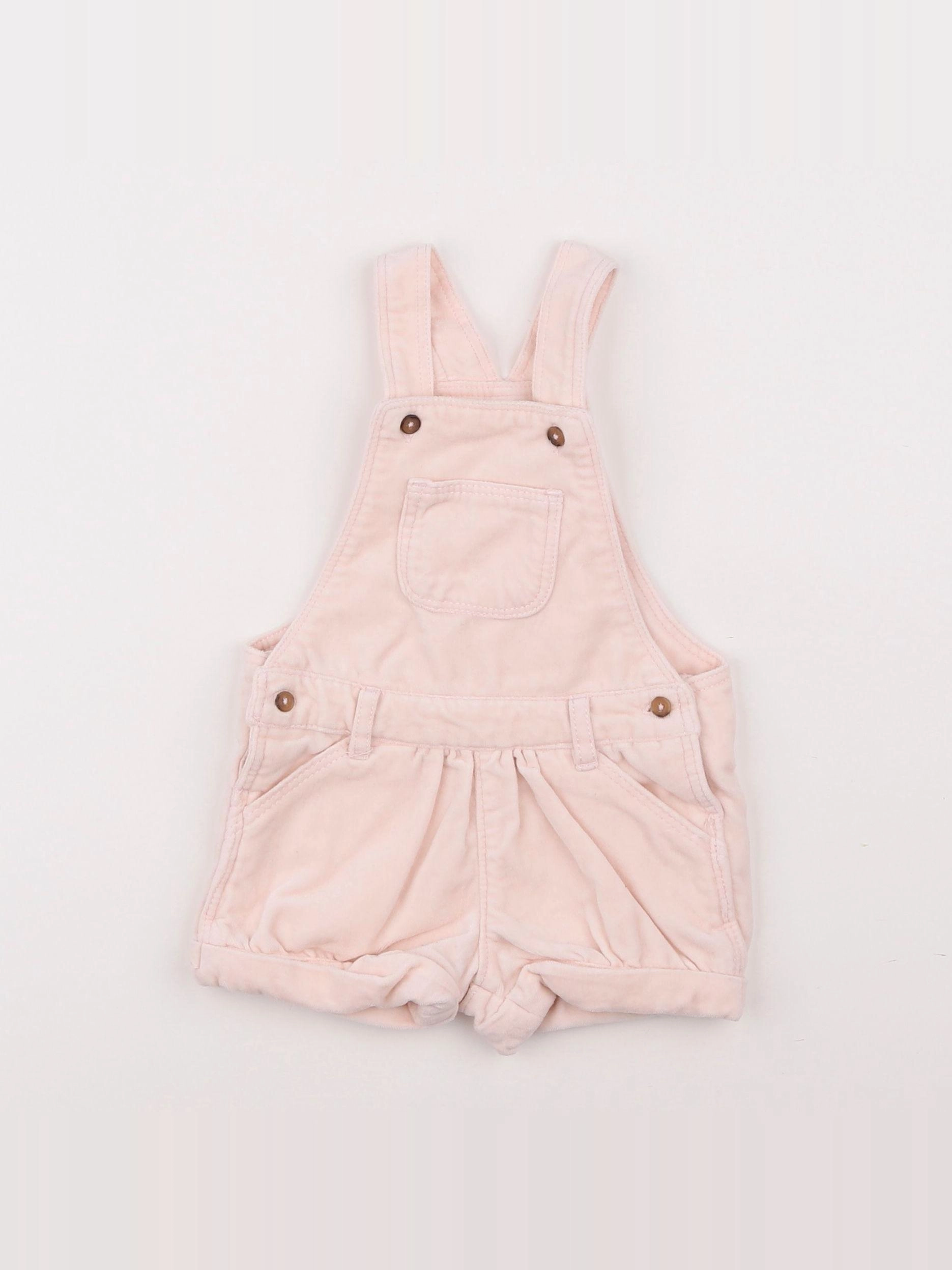 Boutchou - salopette rose - 6 mois