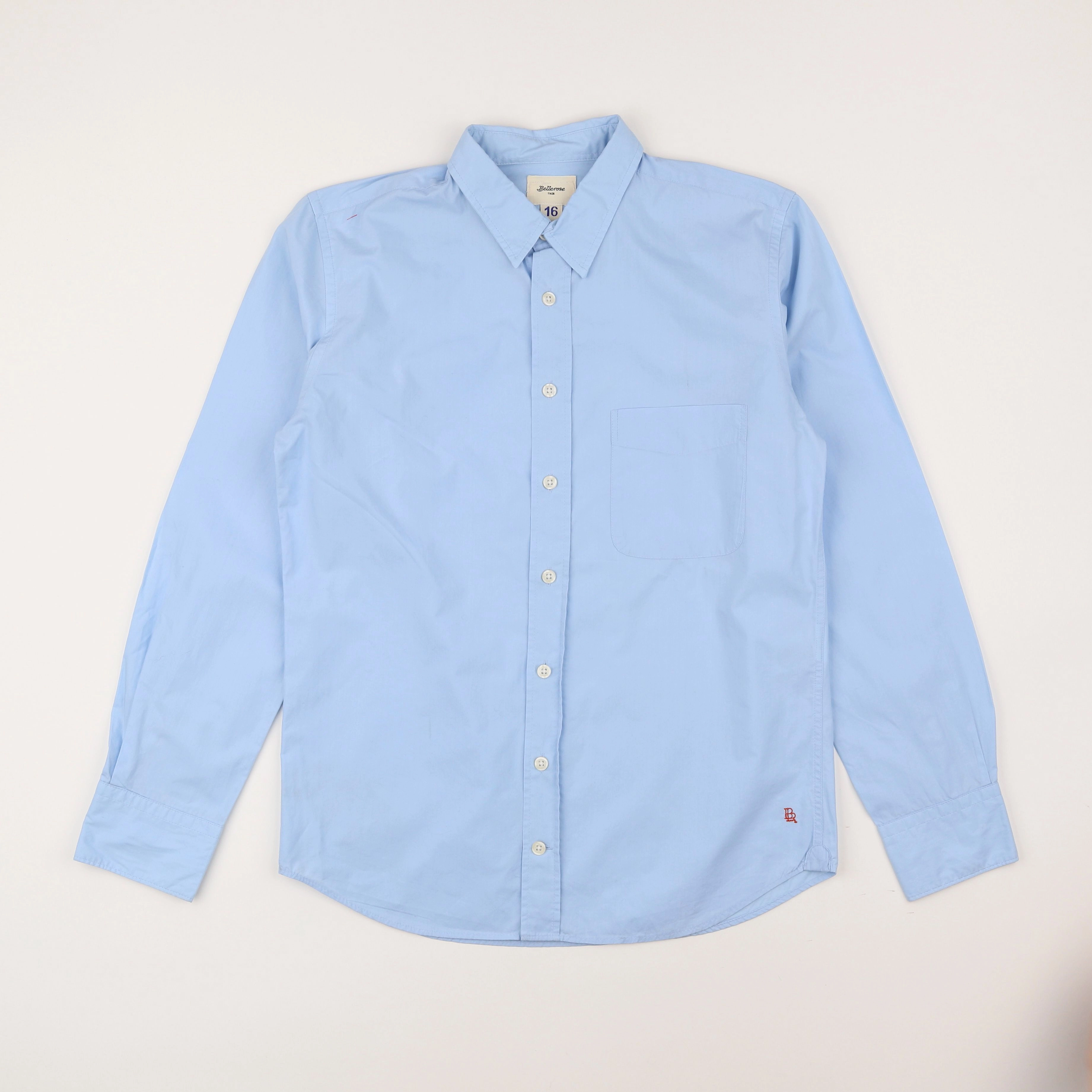 Bellerose - chemise bleu - 16 ans