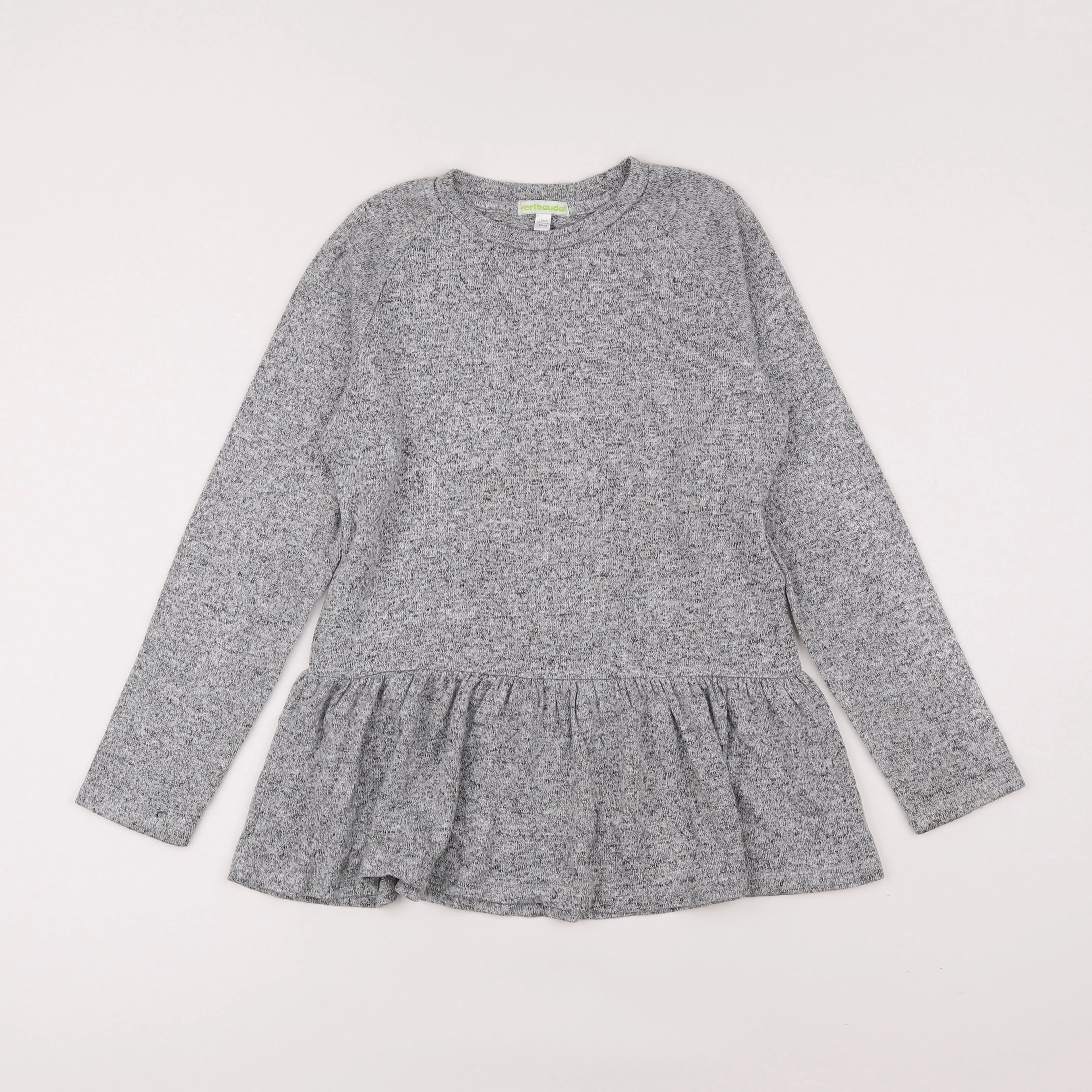 Vertbaudet - pull gris - 10 ans