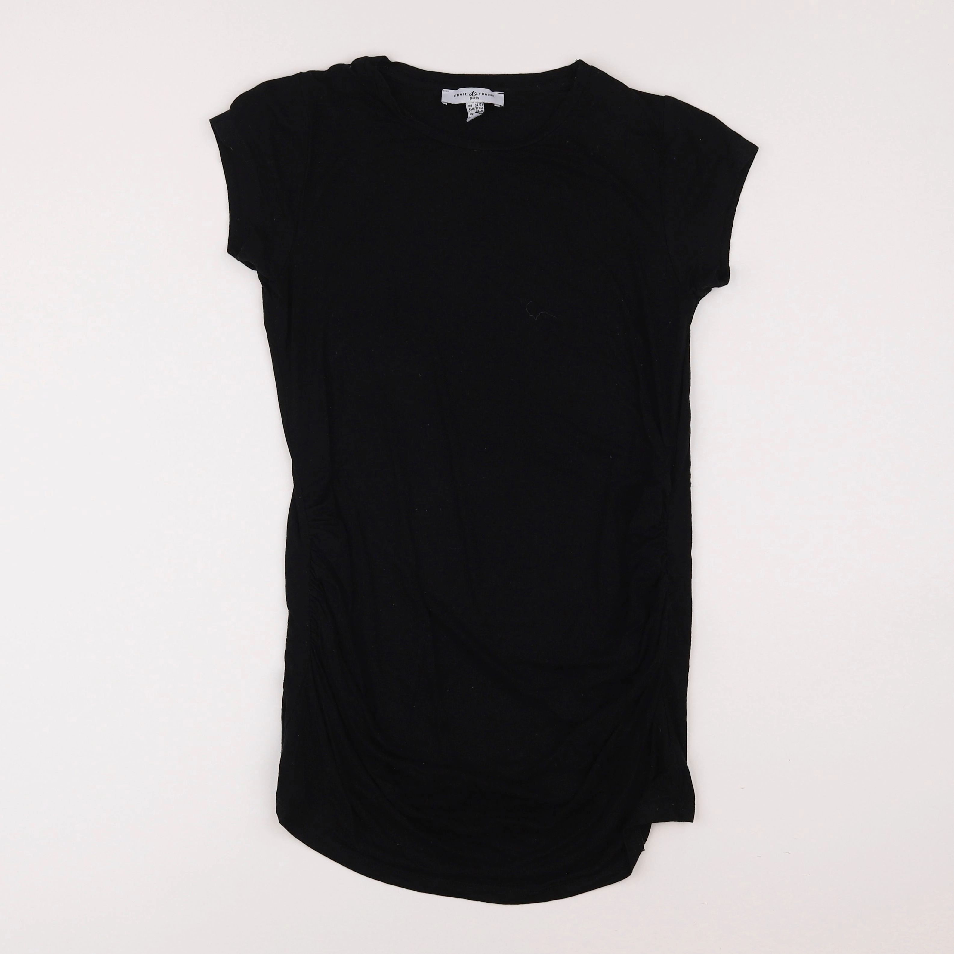 Envie de fraise - tee-shirt grossesse noir - 34 à 36