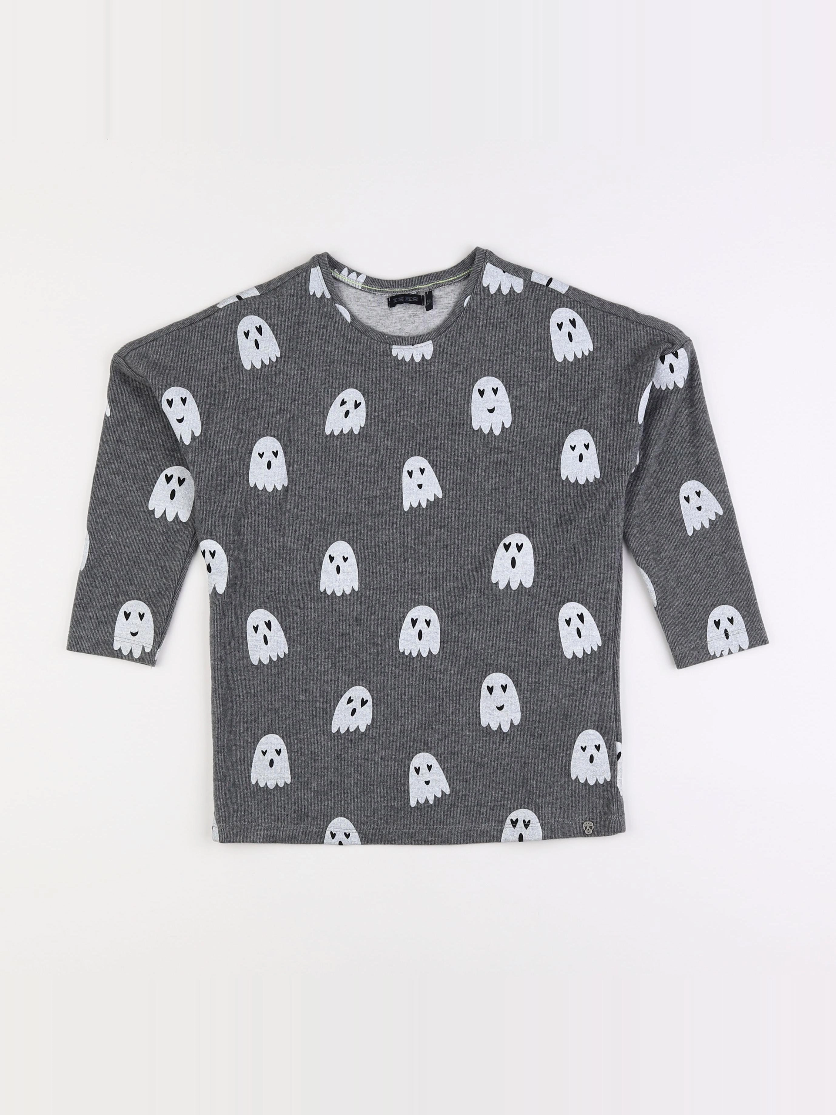IKKS - robe gris - 6 ans