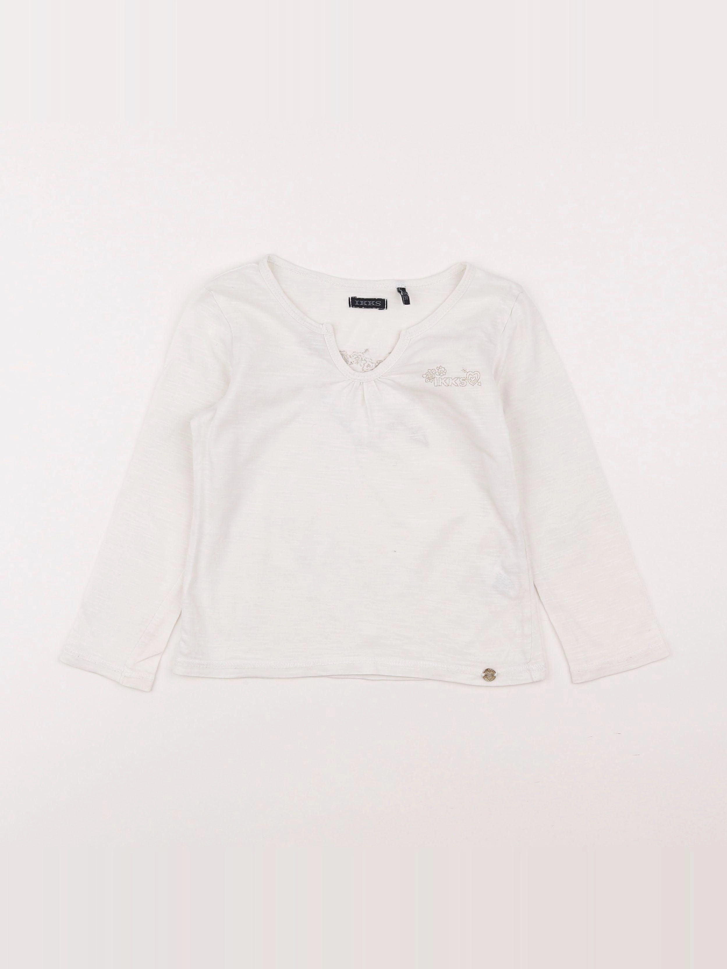 IKKS - tee-shirt imprimé au dos blanc - 3 ans