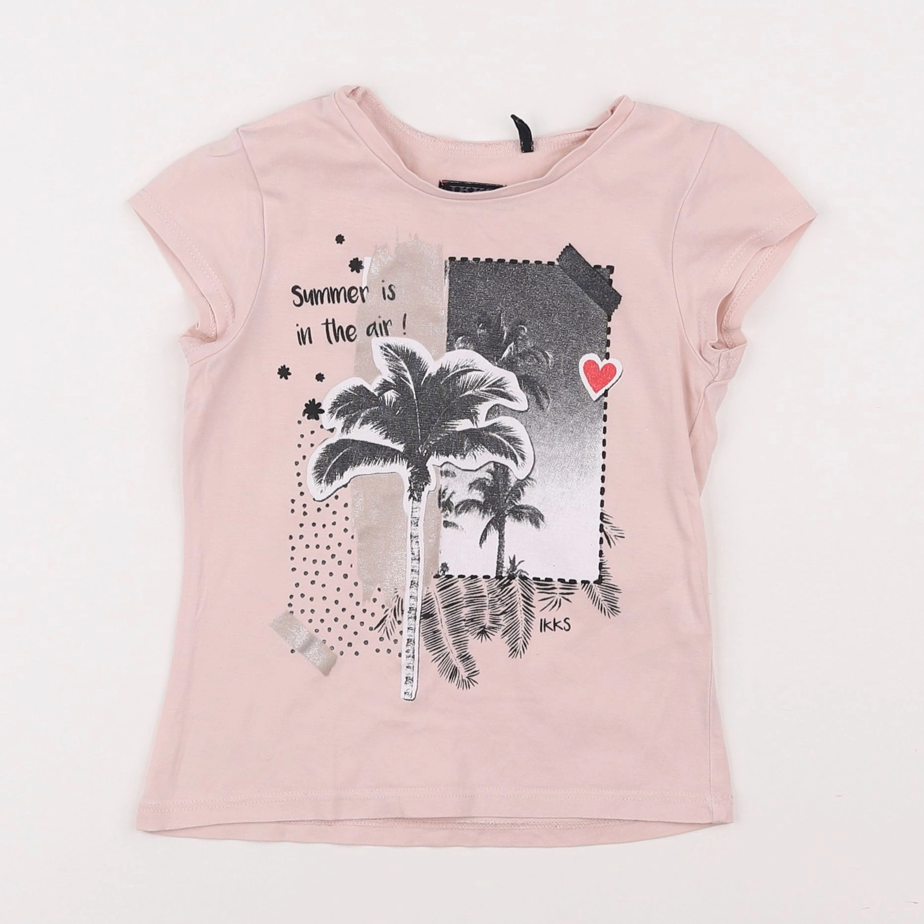 IKKS - tee-shirt rose - 3 ans