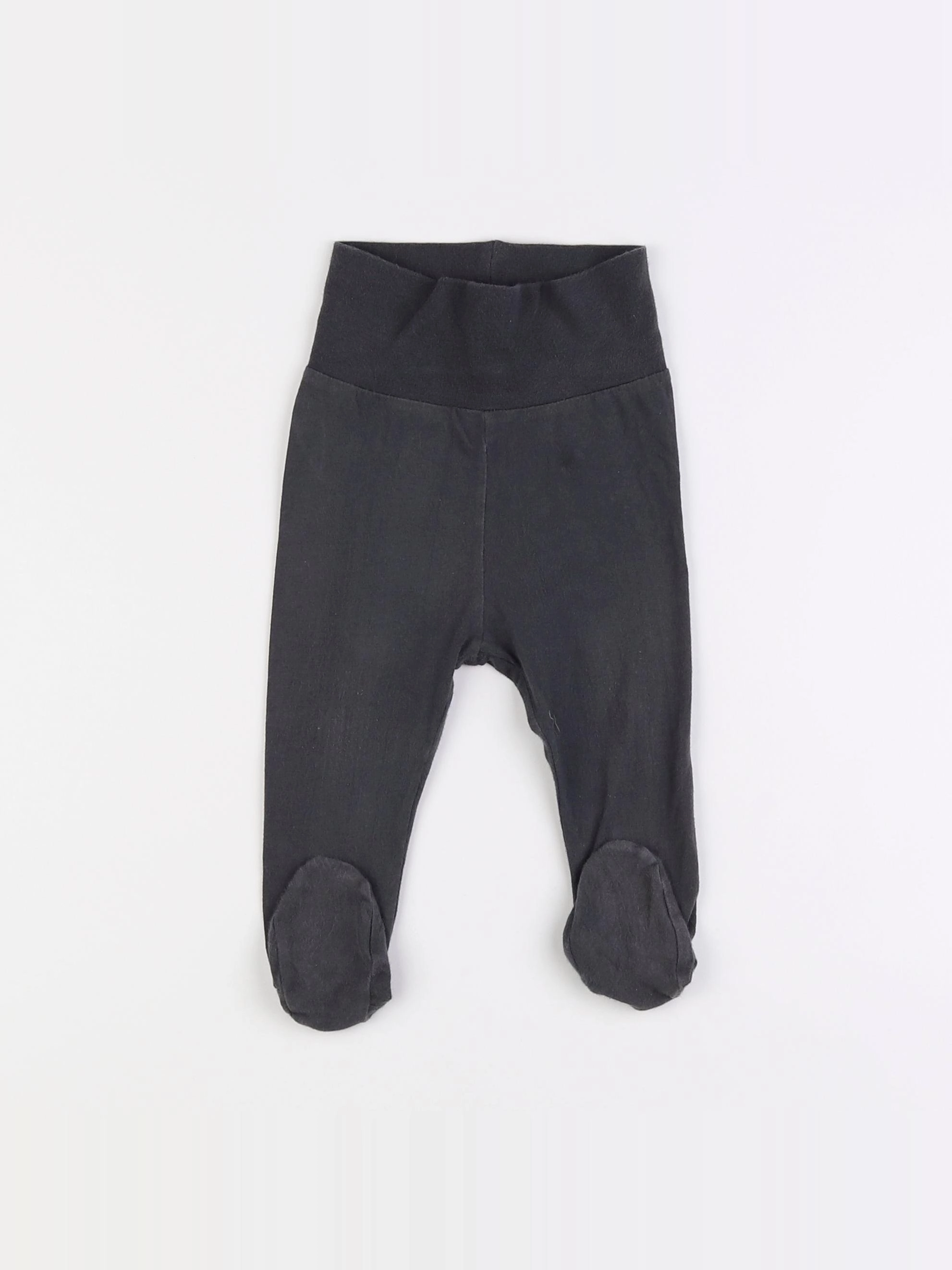 H&M - legging gris - 3/6 mois