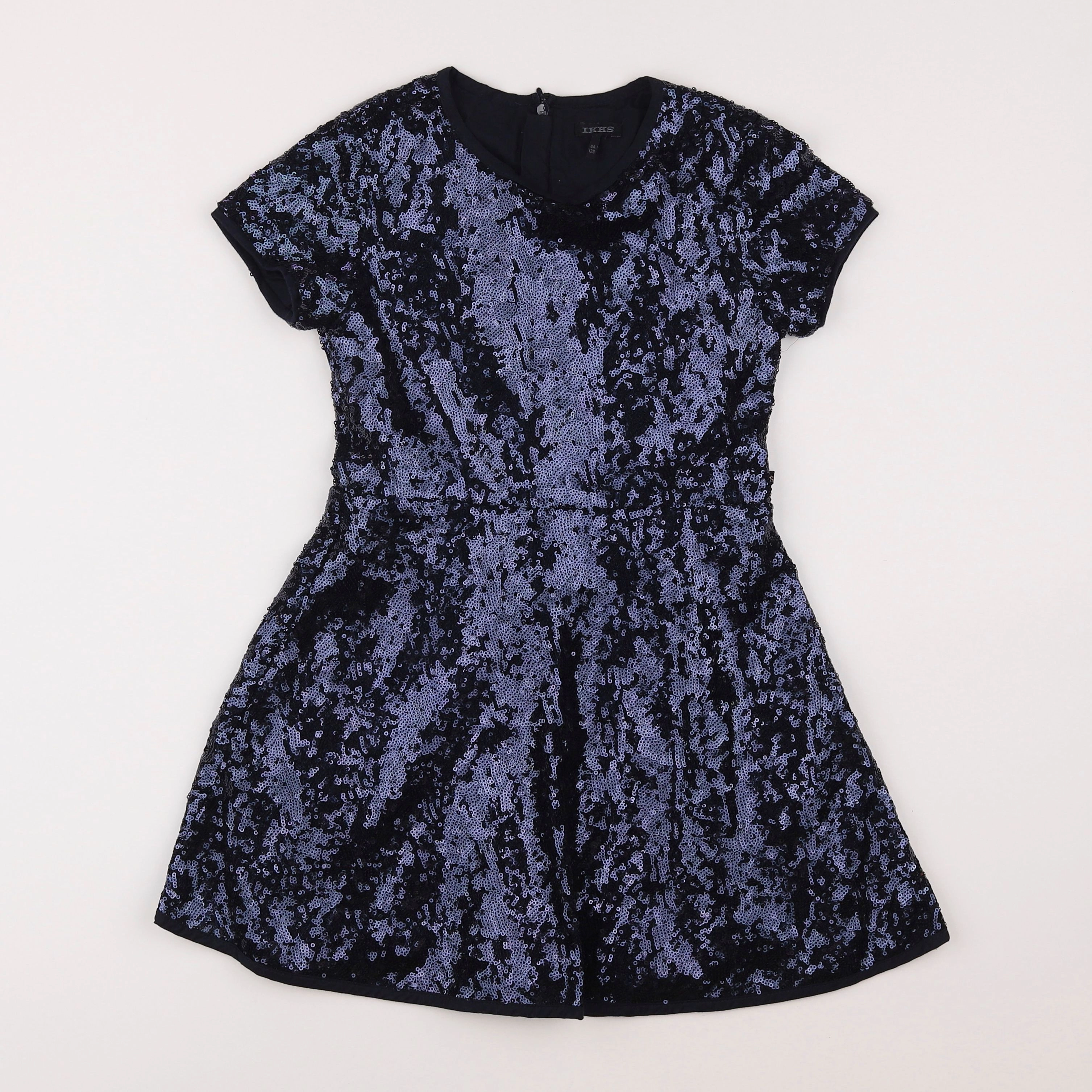 IKKS - robe bleu - 8 ans