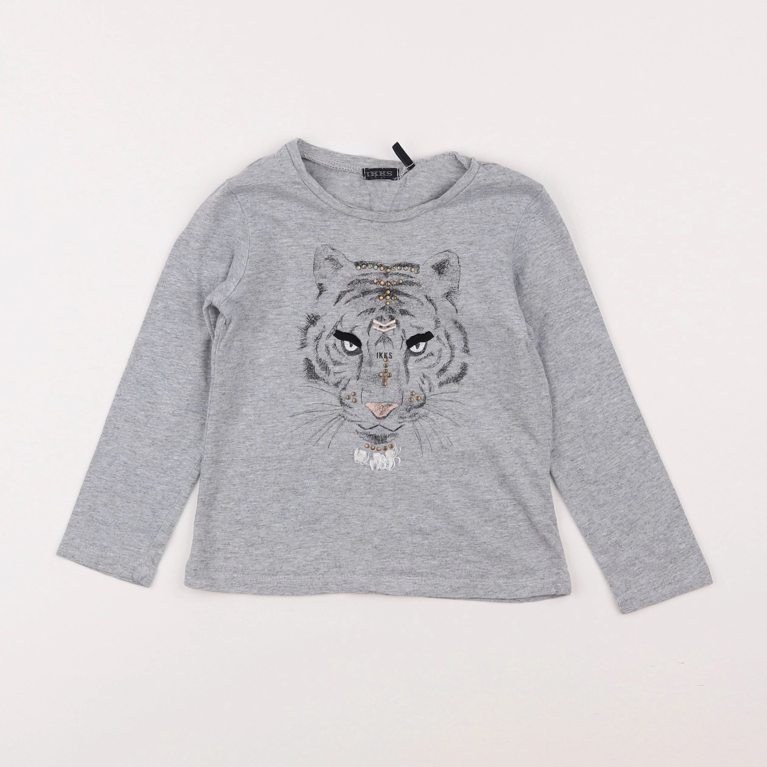 IKKS - tee-shirt gris - 5 ans