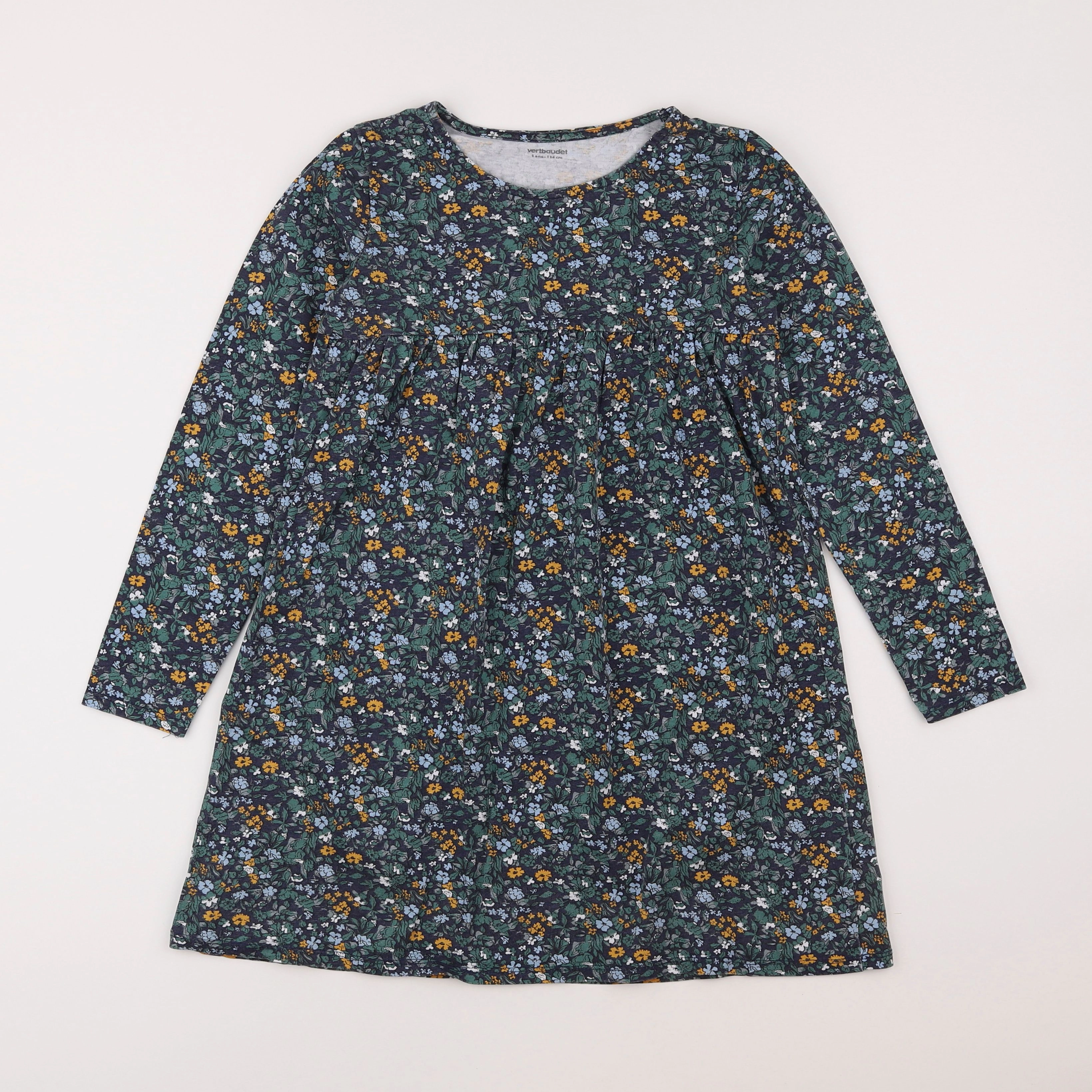 Vertbaudet - robe multicolore - 9 ans