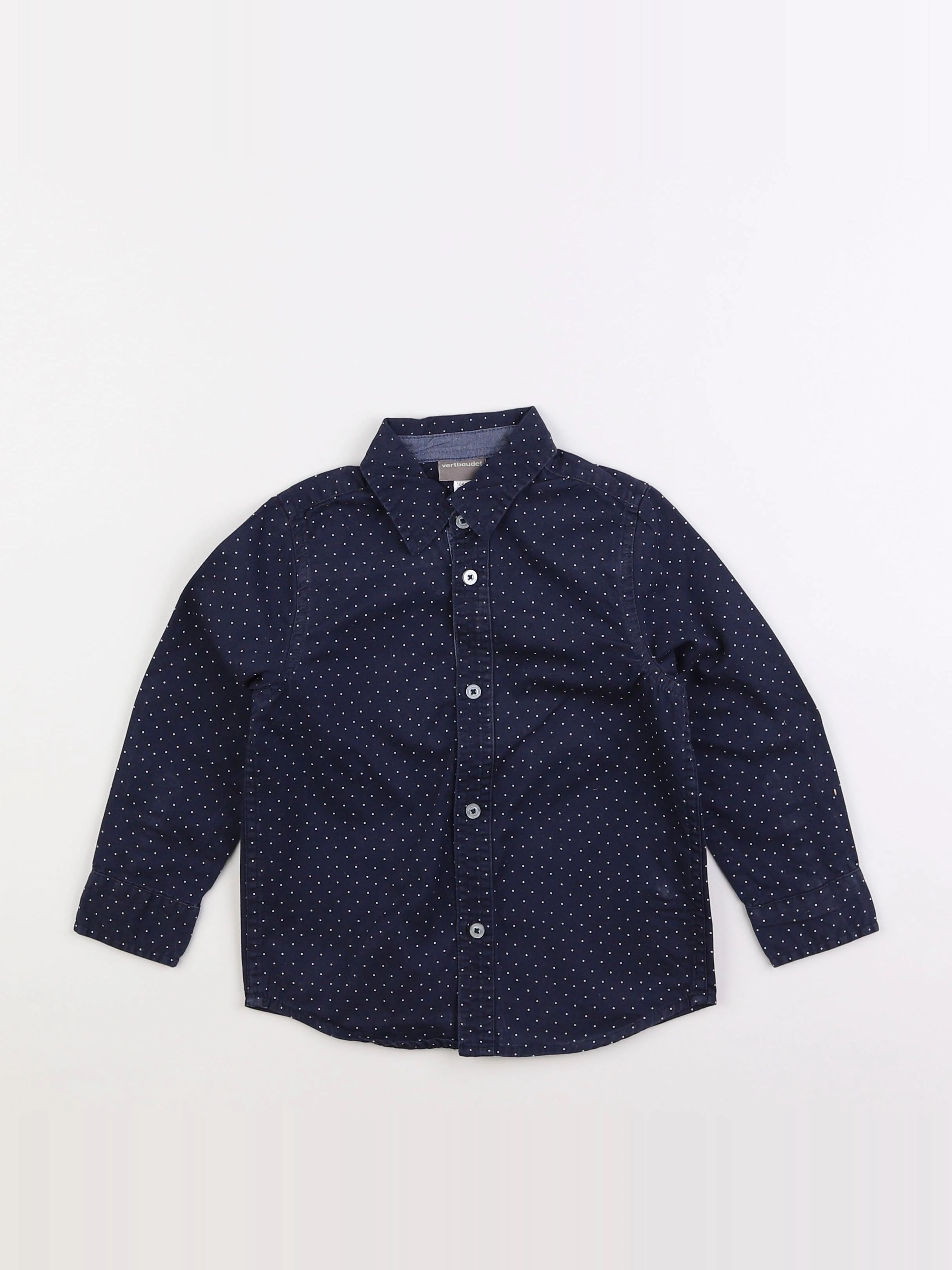 Vertbaudet - chemise bleu - 4 ans