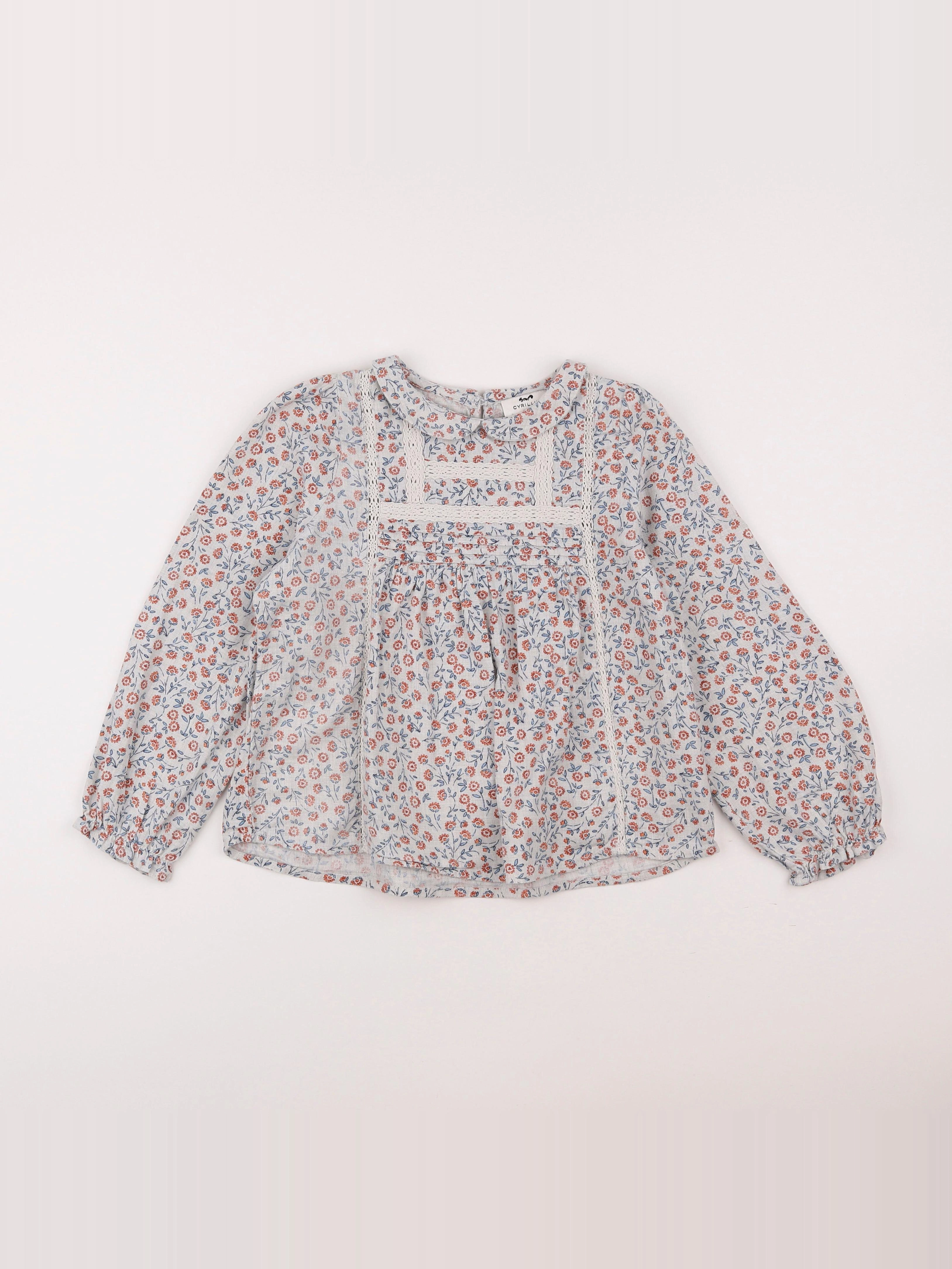 Cyrillus - blouse multicolore - 8 ans