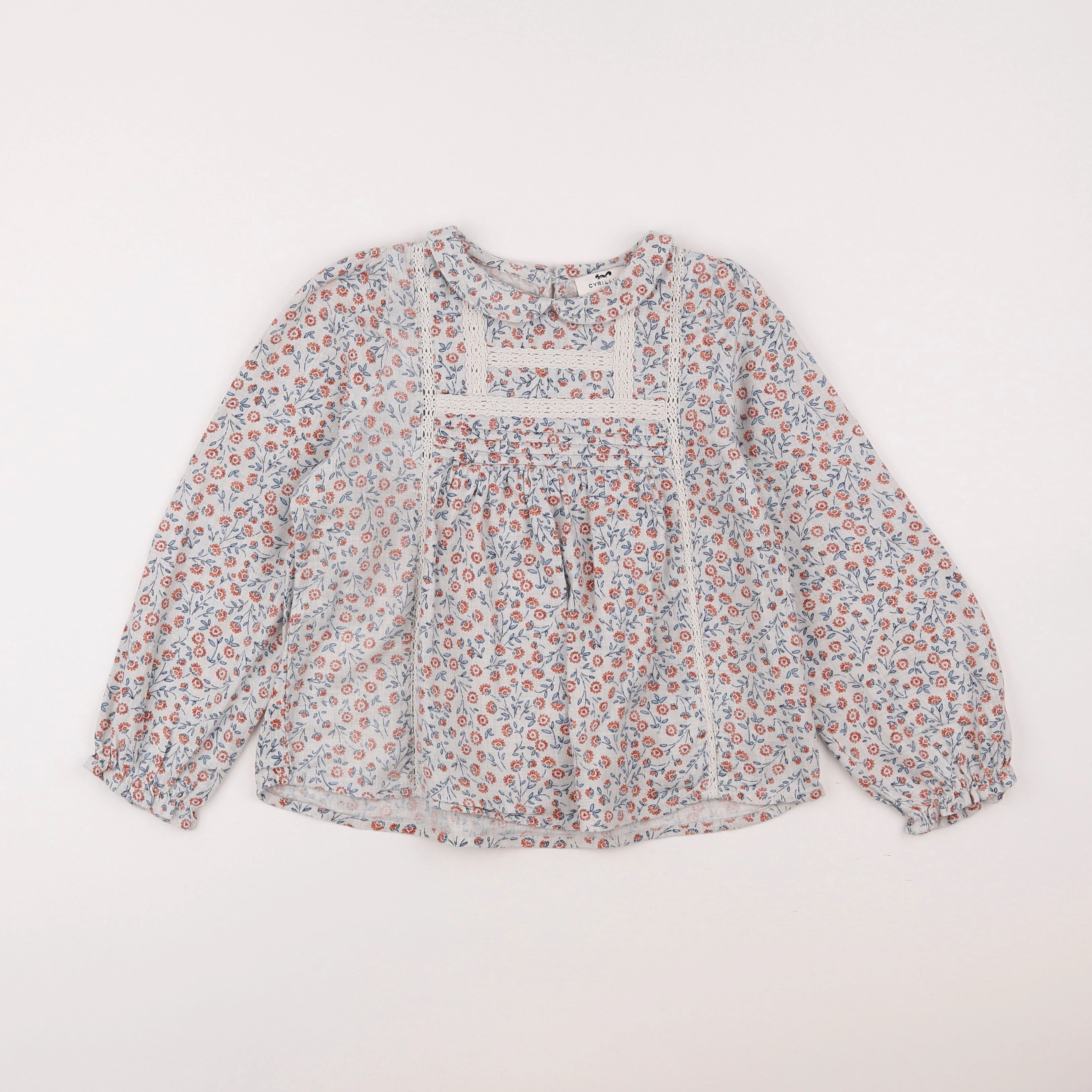 Cyrillus - blouse multicolore - 8 ans