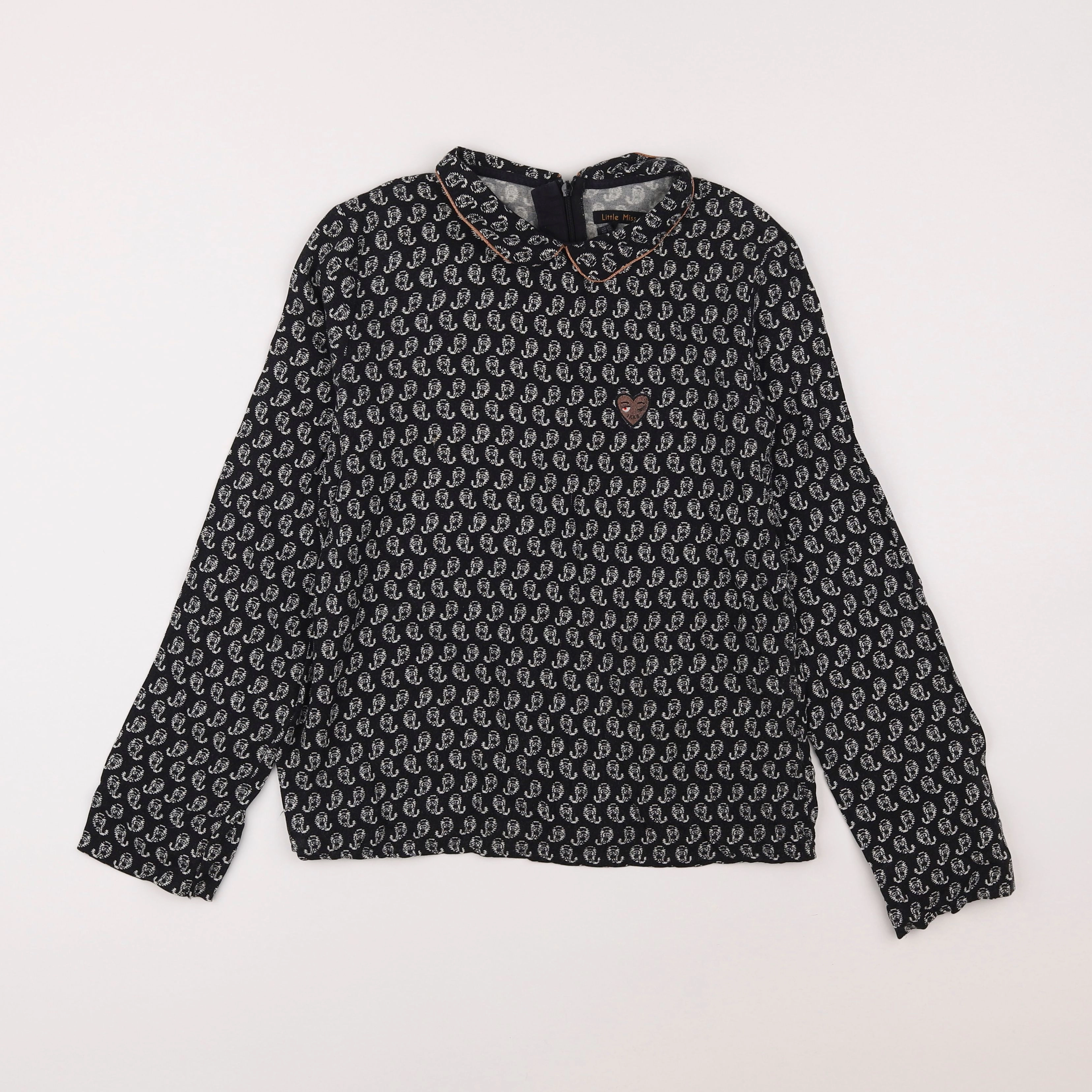 IKKS - blouse noir - 12 ans