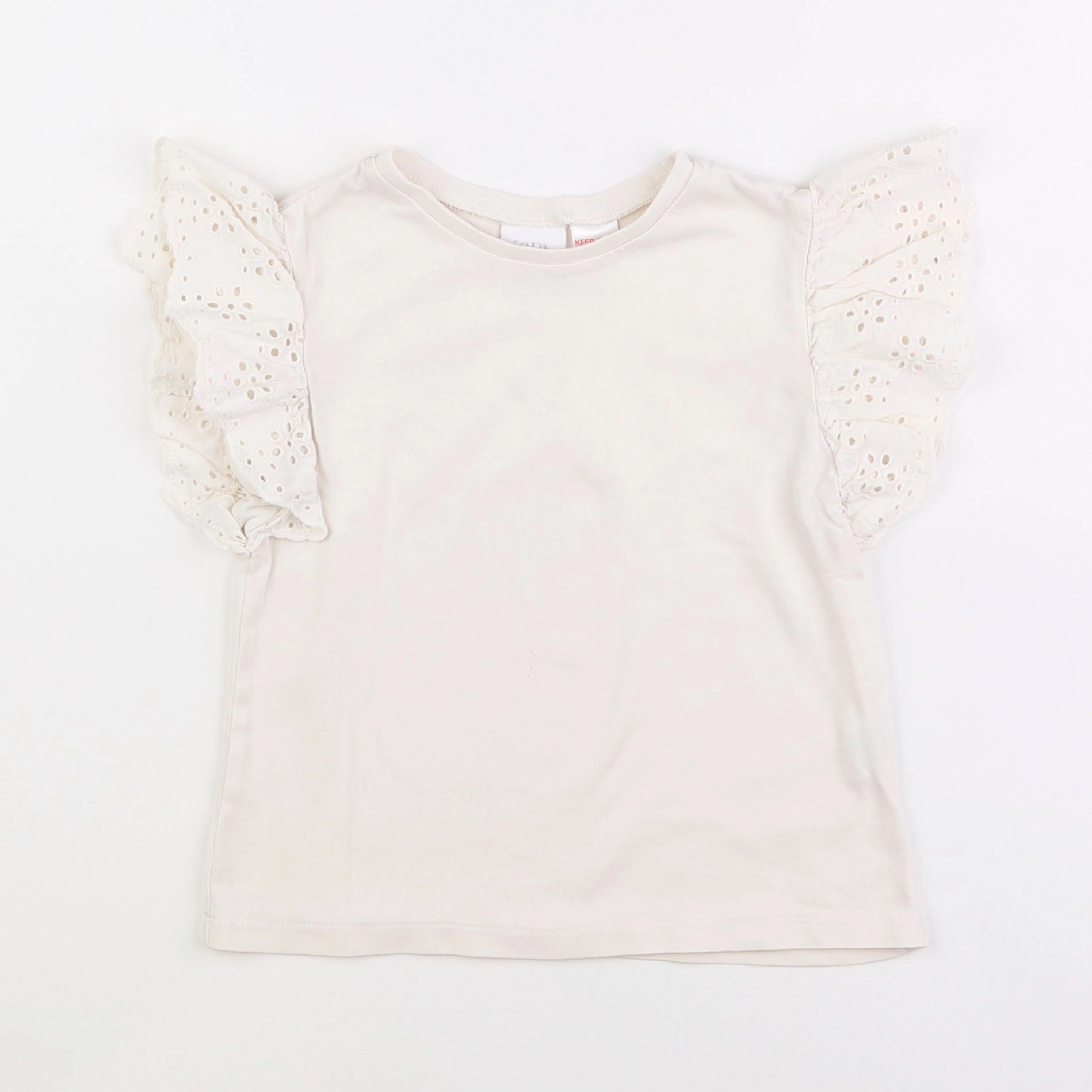 Zara - tee-shirt blanc - 3/4 ans