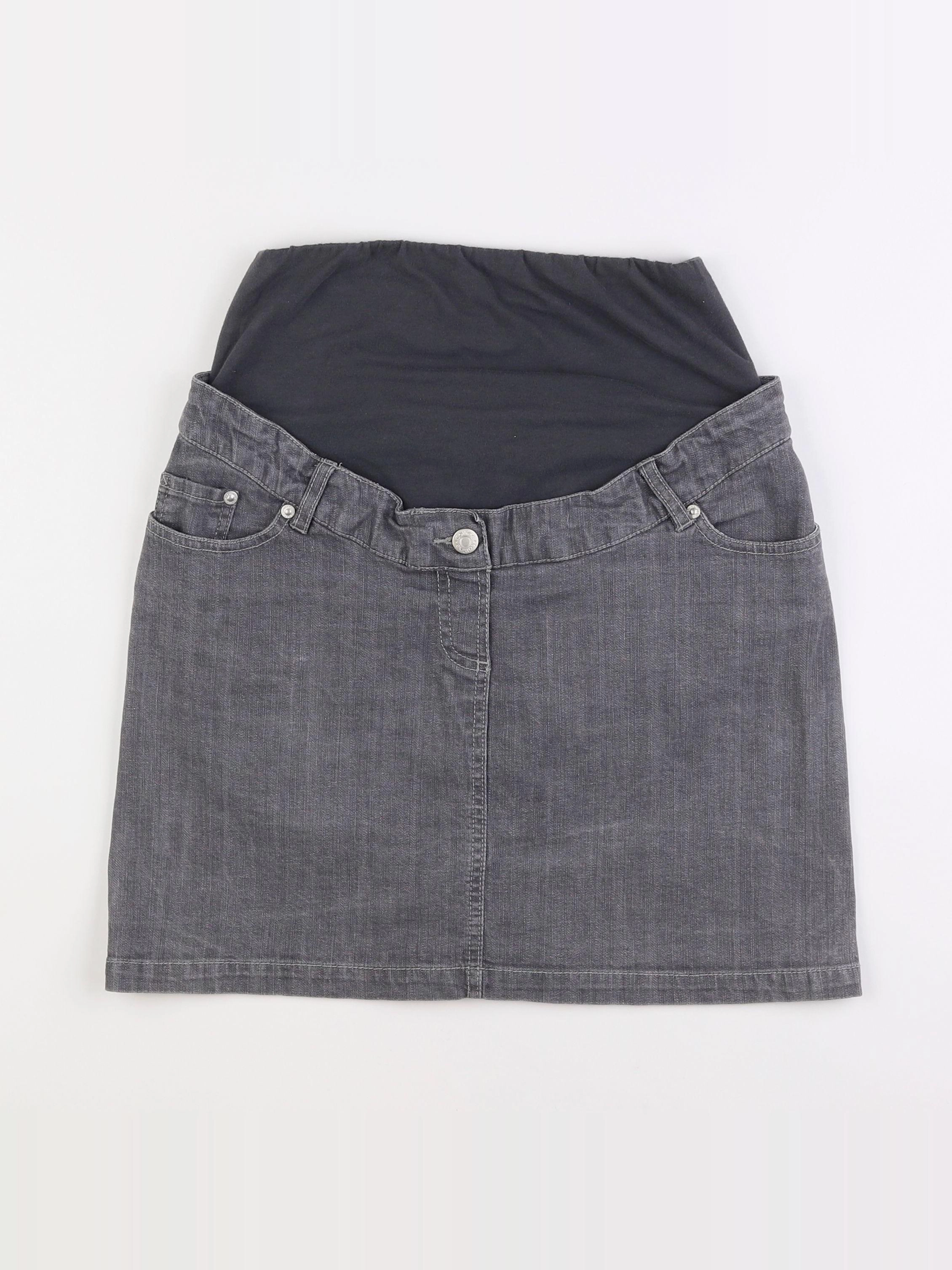 Vertbaudet - jupe grossesse gris - 34