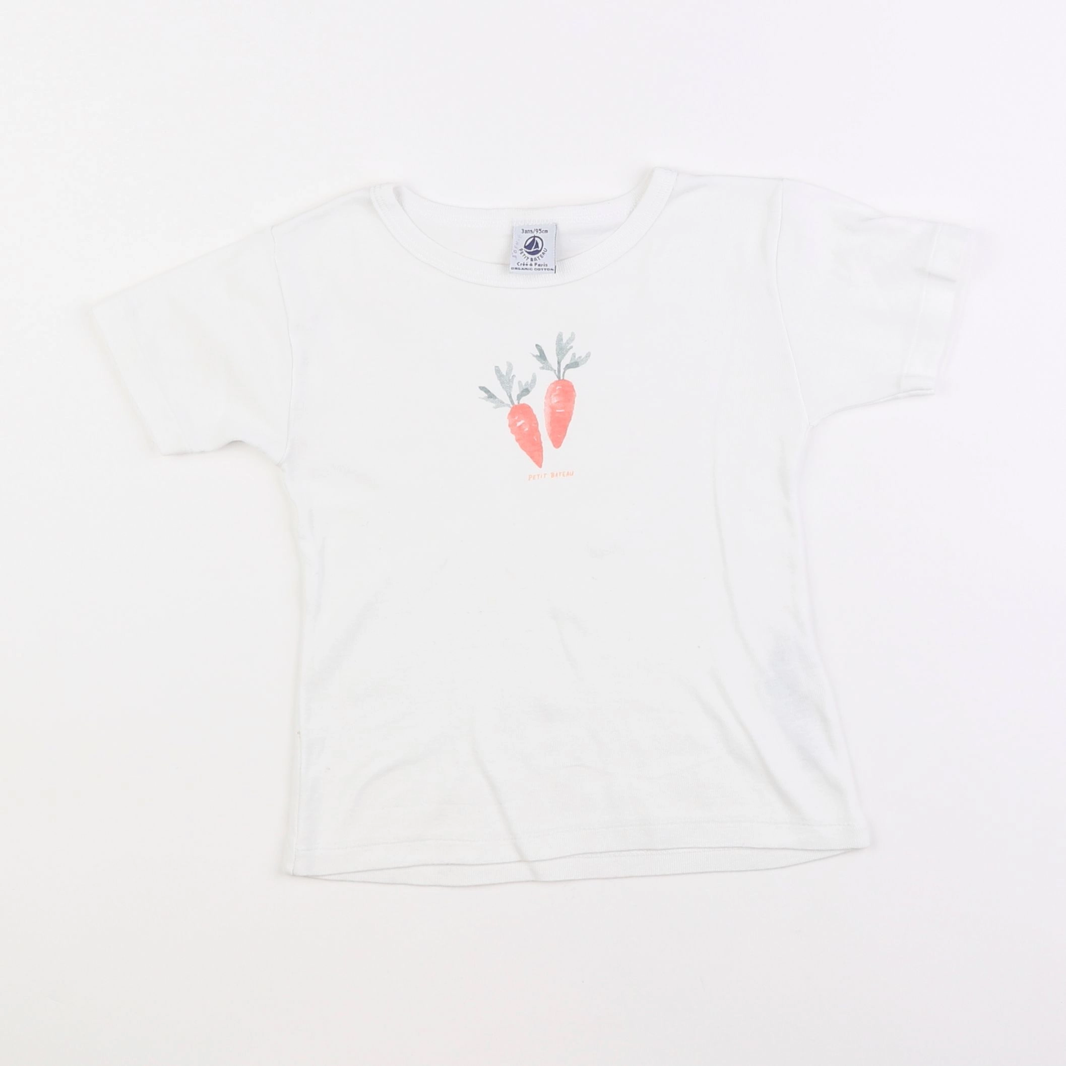 Petit Bateau - maillot de corps blanc - 3 ans