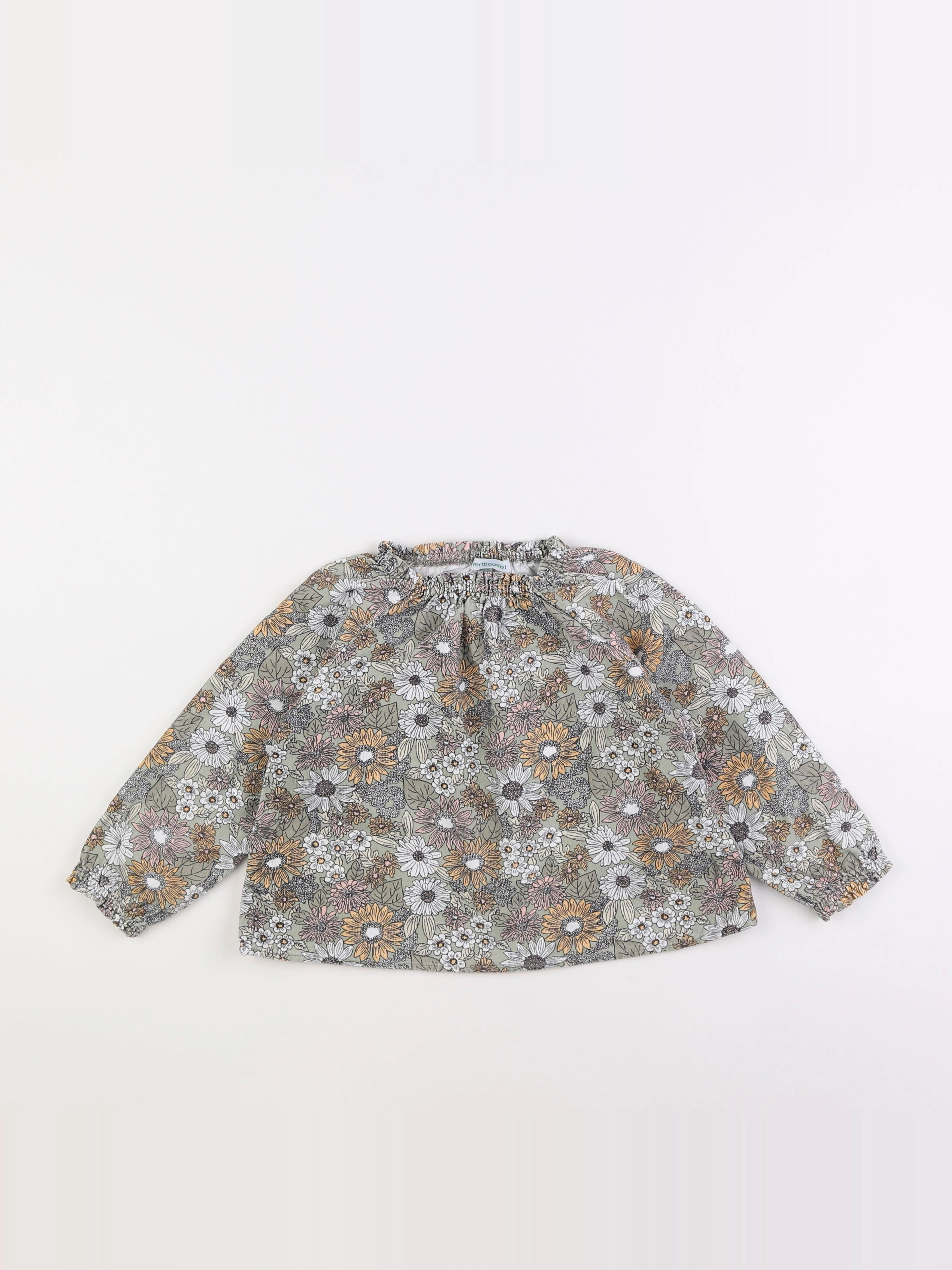Vertbaudet - blouse multicolore - 4 ans
