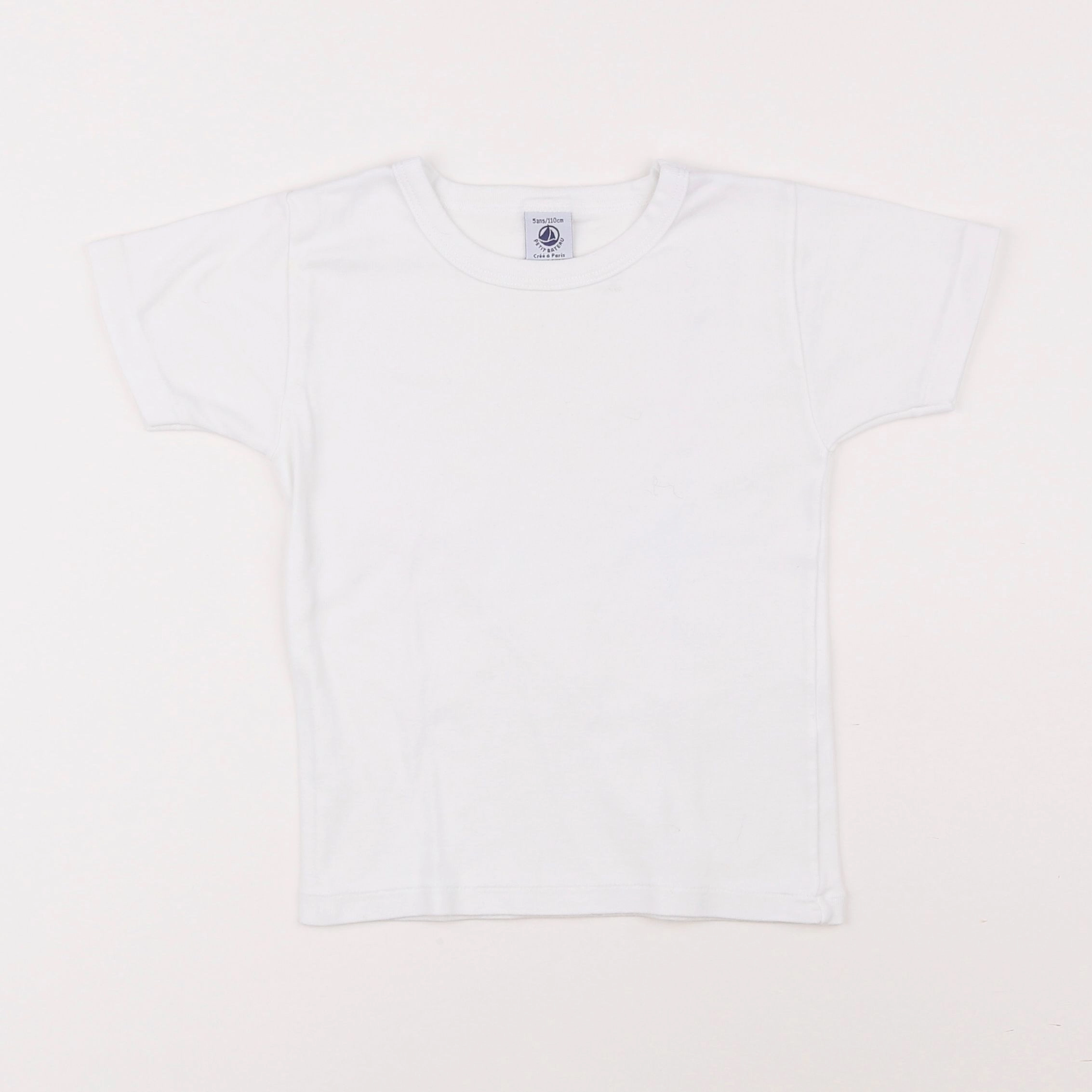 Petit Bateau - maillot de corps blanc - 5 ans