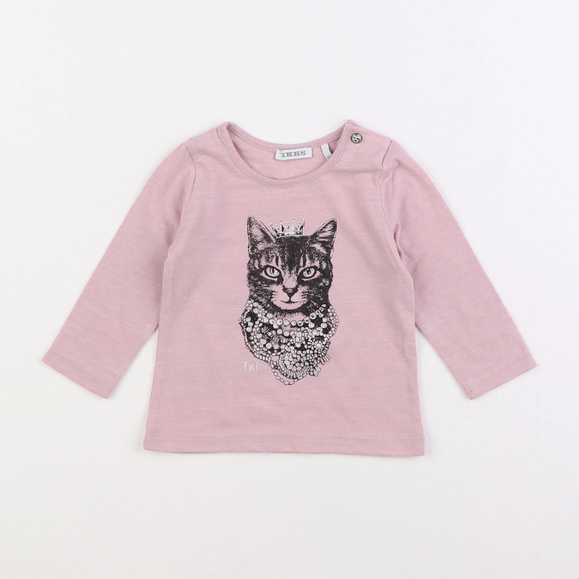 IKKS - tee-shirt rose - 6 mois